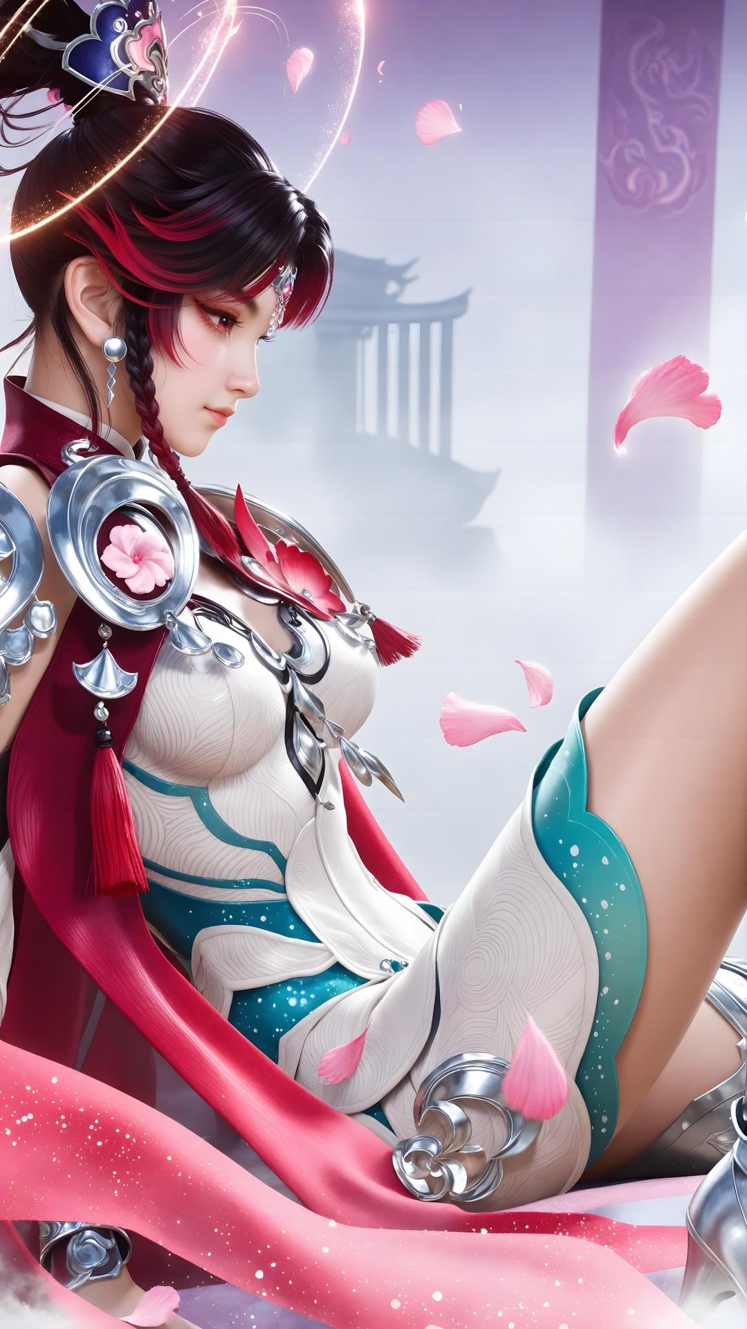 AI Generated Anime Girl - 神驥 雲纓 メカスーツ キャラクター画像集 68P