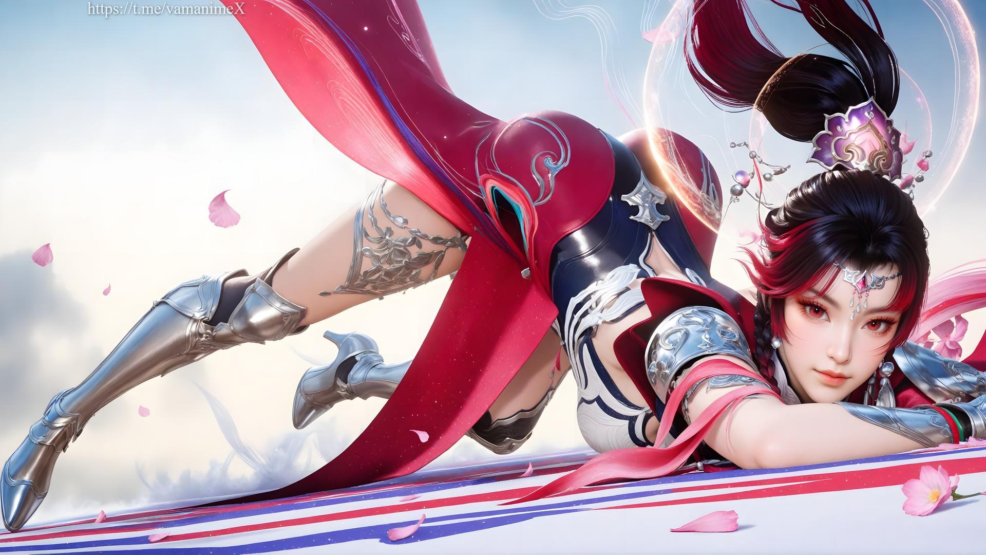 AI Generated Anime Girl - 神驥 雲纓 メカスーツ キャラクター画像集 68P