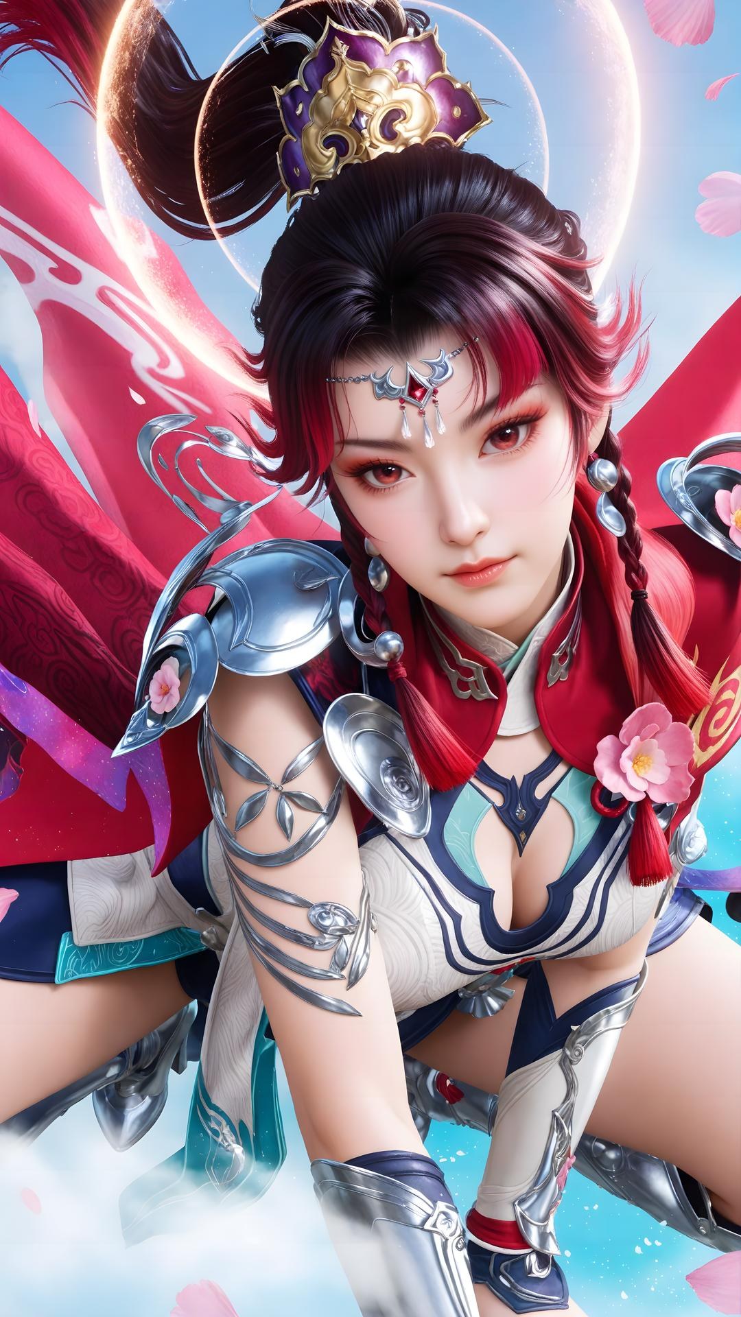 AI Generated Anime Girl - 神驥 雲纓 メカスーツ キャラクター画像集 68P