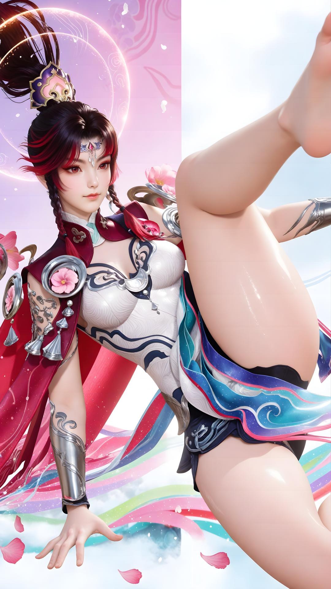 AI Generated Anime Girl - 神驥 雲纓 メカスーツ キャラクター画像集 68P