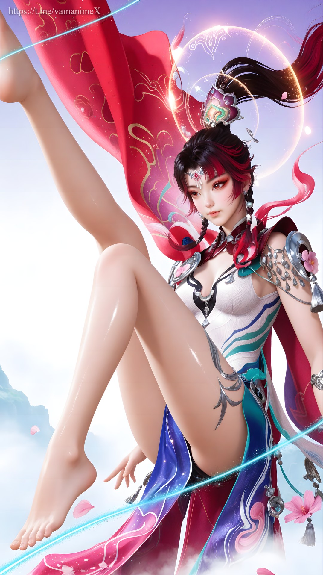AI Generated Anime Girl - 神驥 雲纓 メカスーツ キャラクター画像集 68P