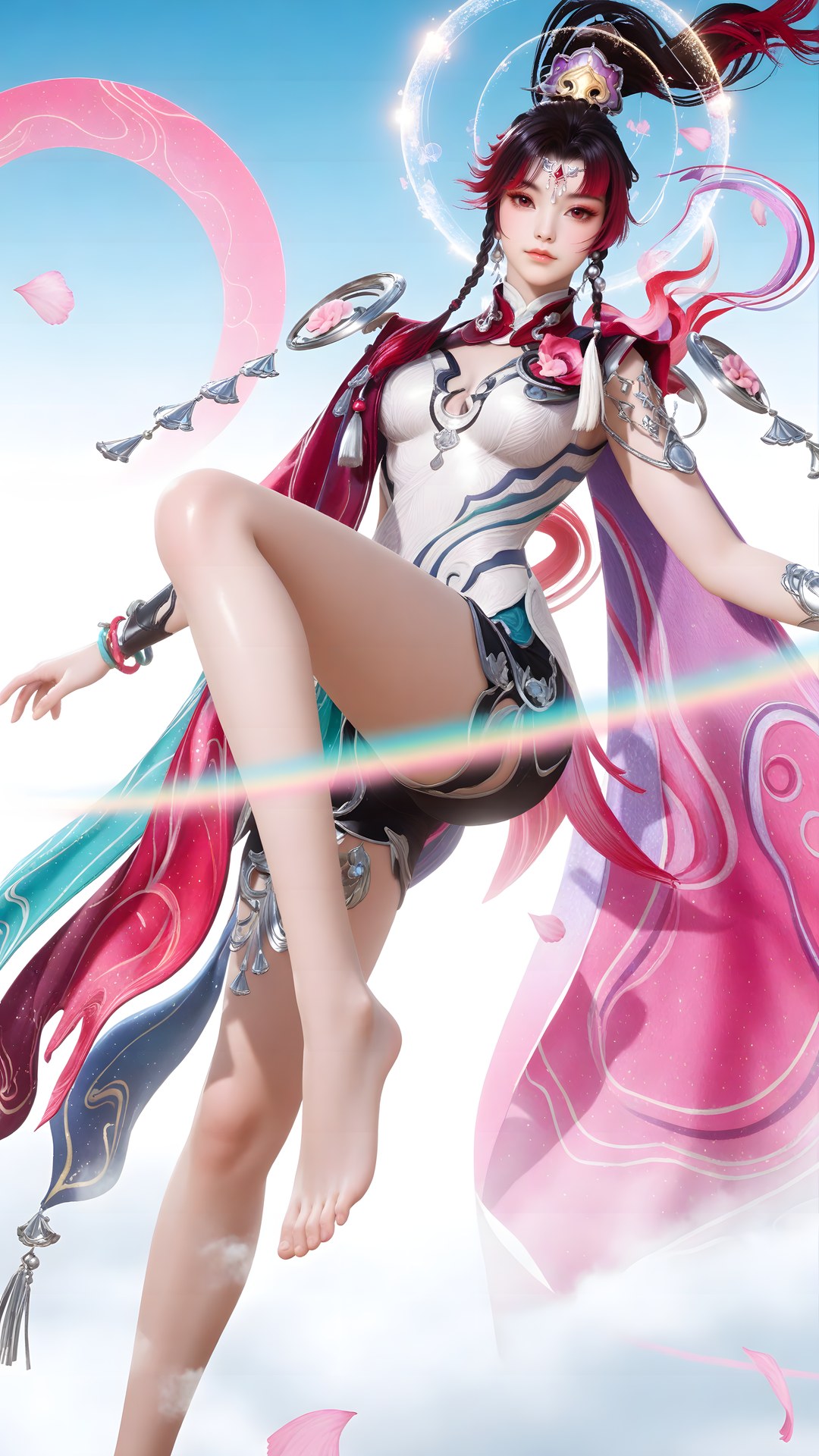 AI Generated Anime Girl - 神驥 雲纓 メカスーツ キャラクター画像集 68P