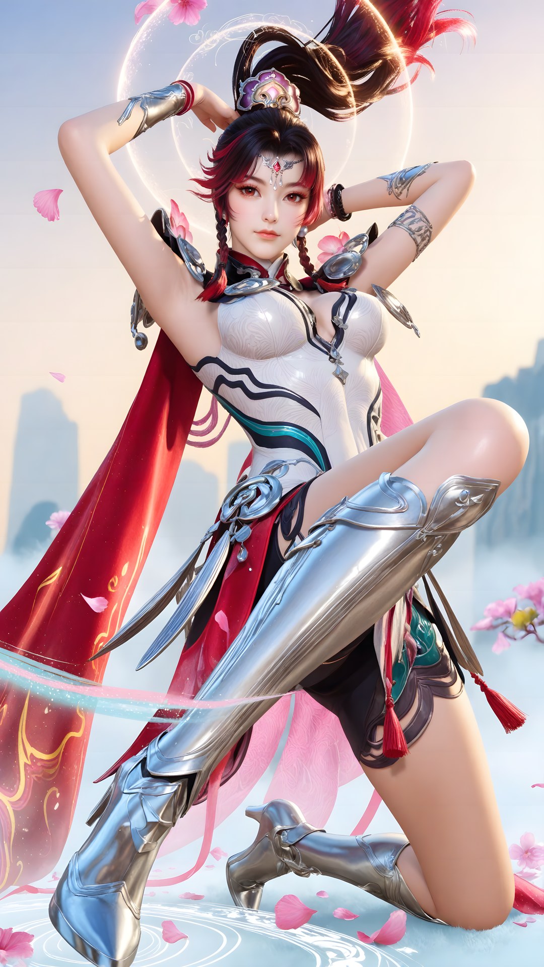 AI Generated Anime Girl - 神驥 雲纓 メカスーツ キャラクター画像集 68P