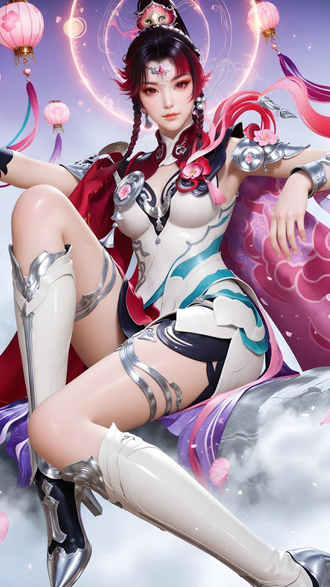 AI Generated Anime Girl - 神驥 雲纓 メカスーツ キャラクター画像集 68P