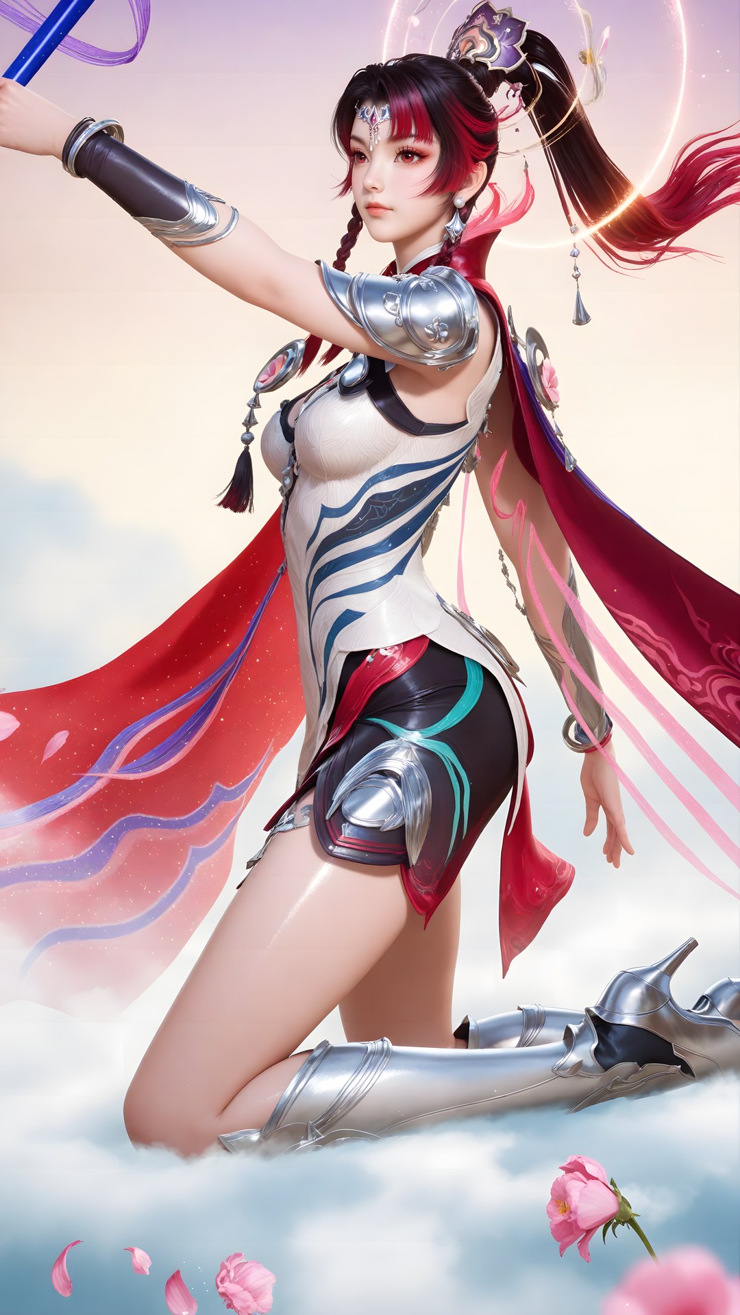 AI Generated Anime Girl - 神驥 雲纓 メカスーツ キャラクター画像集 68P