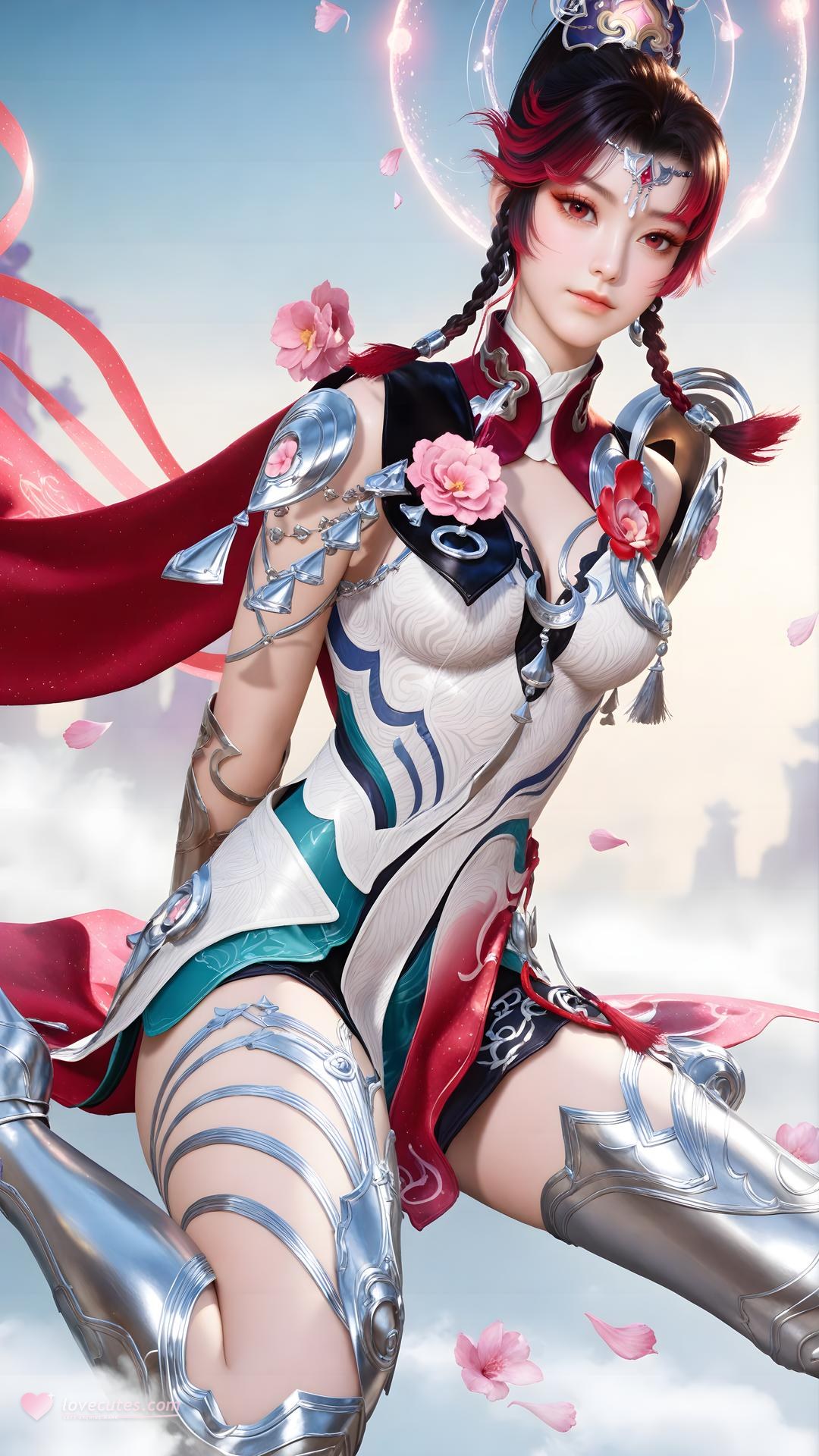 AI Generated Anime Girl - 神驥 雲纓 メカスーツ キャラクター画像集 68P