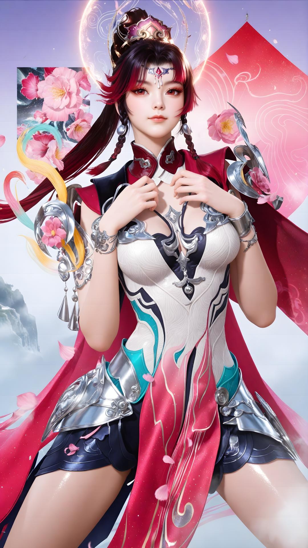 AI Generated Anime Girl - 神驥 雲纓 メカスーツ キャラクター画像集 68P