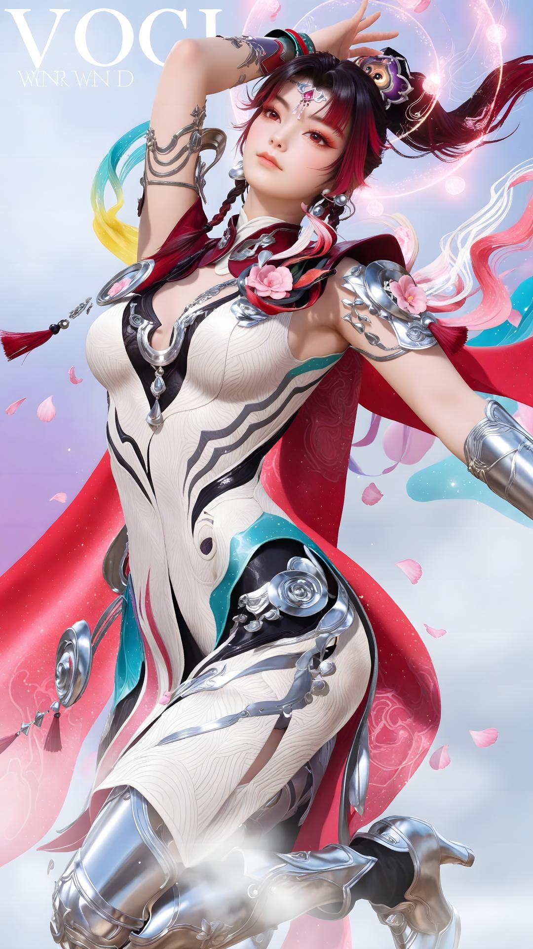 AI Generated Anime Girl - Shenji Yunying Mecha Bodysuit Character Gallery 68P