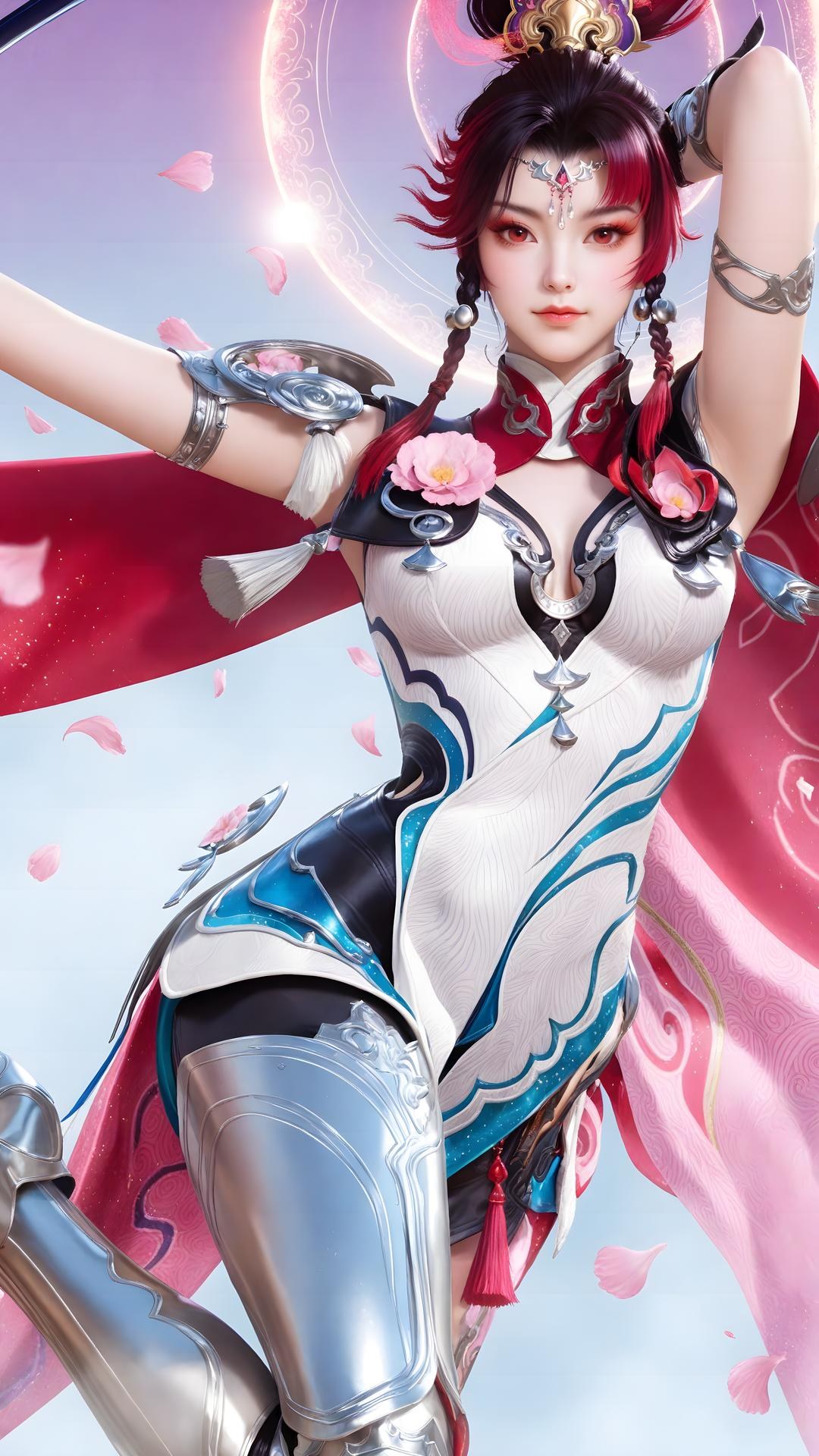 AI Generated Anime Girl - Shenji Yunying Mecha Bodysuit Character Gallery 68P