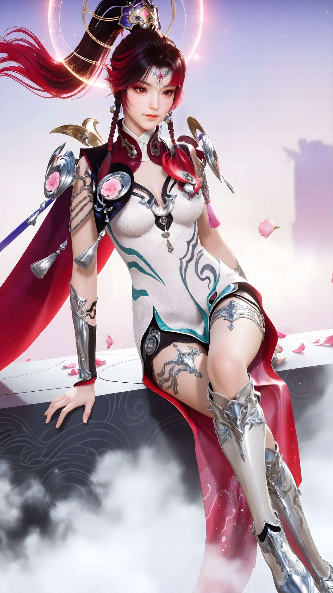 AI Generated Anime Girl - Shenji Yunying Mecha Bodysuit Character Gallery 68P