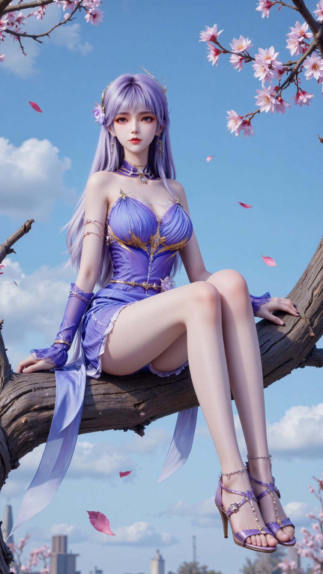 AI Generated Anime Girl - Throne of Seal Cai'er ยูนิฟอร์มถุงน่องดำ 72P