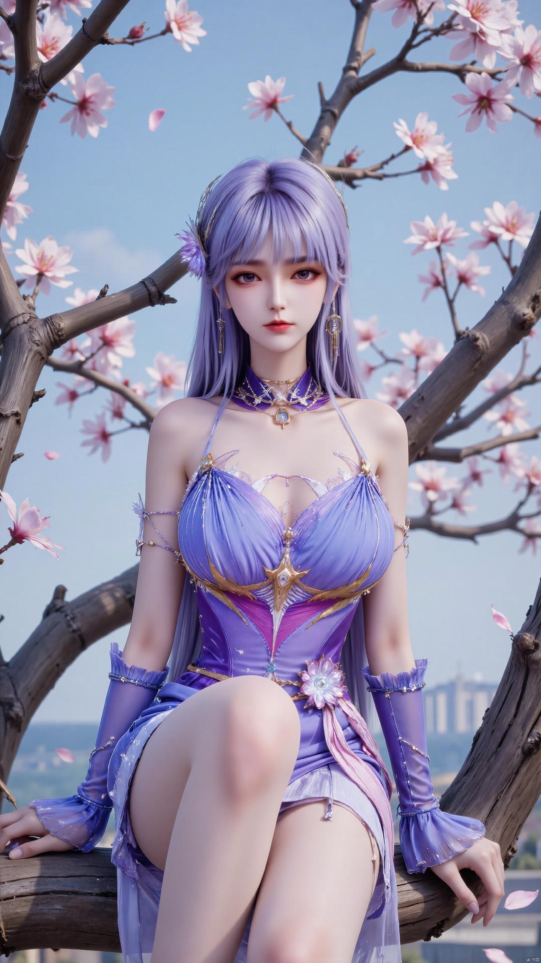 AI Generated Anime Girl - Throne of Seal Cai'er ยูนิฟอร์มถุงน่องดำ 72P