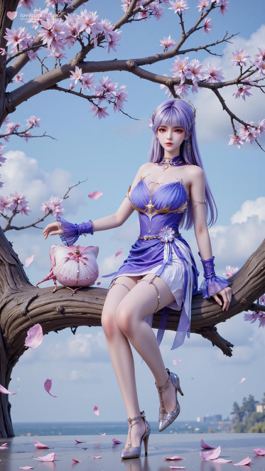 AI Generated Anime Girl - Throne of Seal Cai'er ยูนิฟอร์มถุงน่องดำ 72P