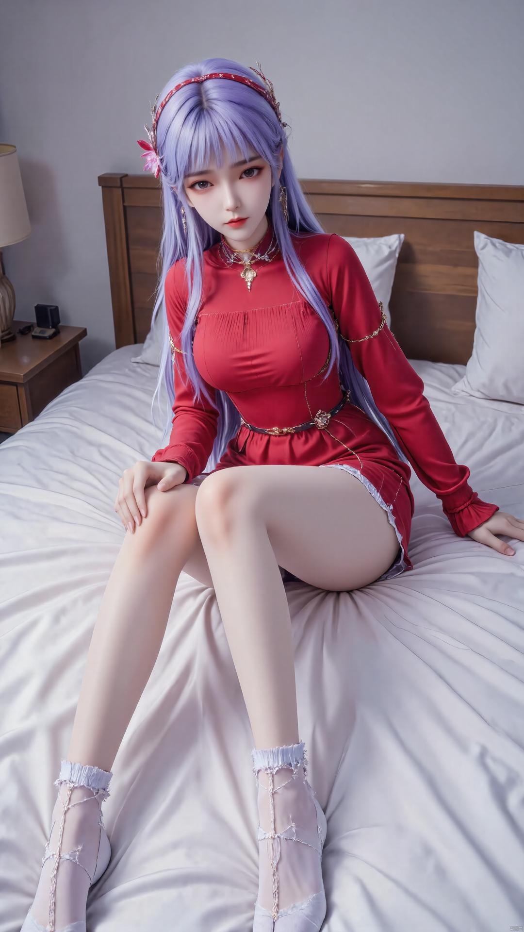 AI Generated Anime Girl - Throne of Seal Cai'er ยูนิฟอร์มถุงน่องดำ 72P