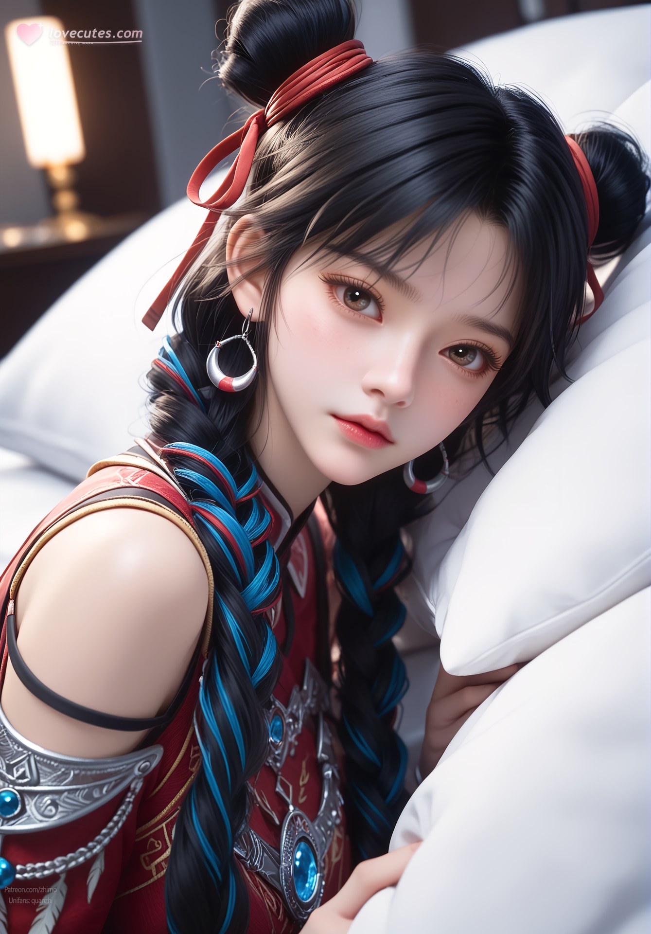 AI Nudes - 择天记 白落衡：红衣双丸子头露穴圖集 105P