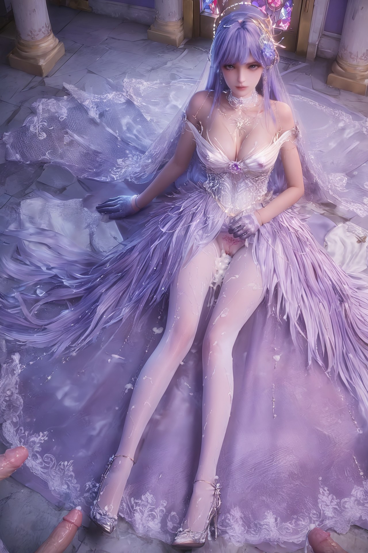 AI Porn - Throne of Seal Cai'er váy cưới tất trắng Part 1 250P