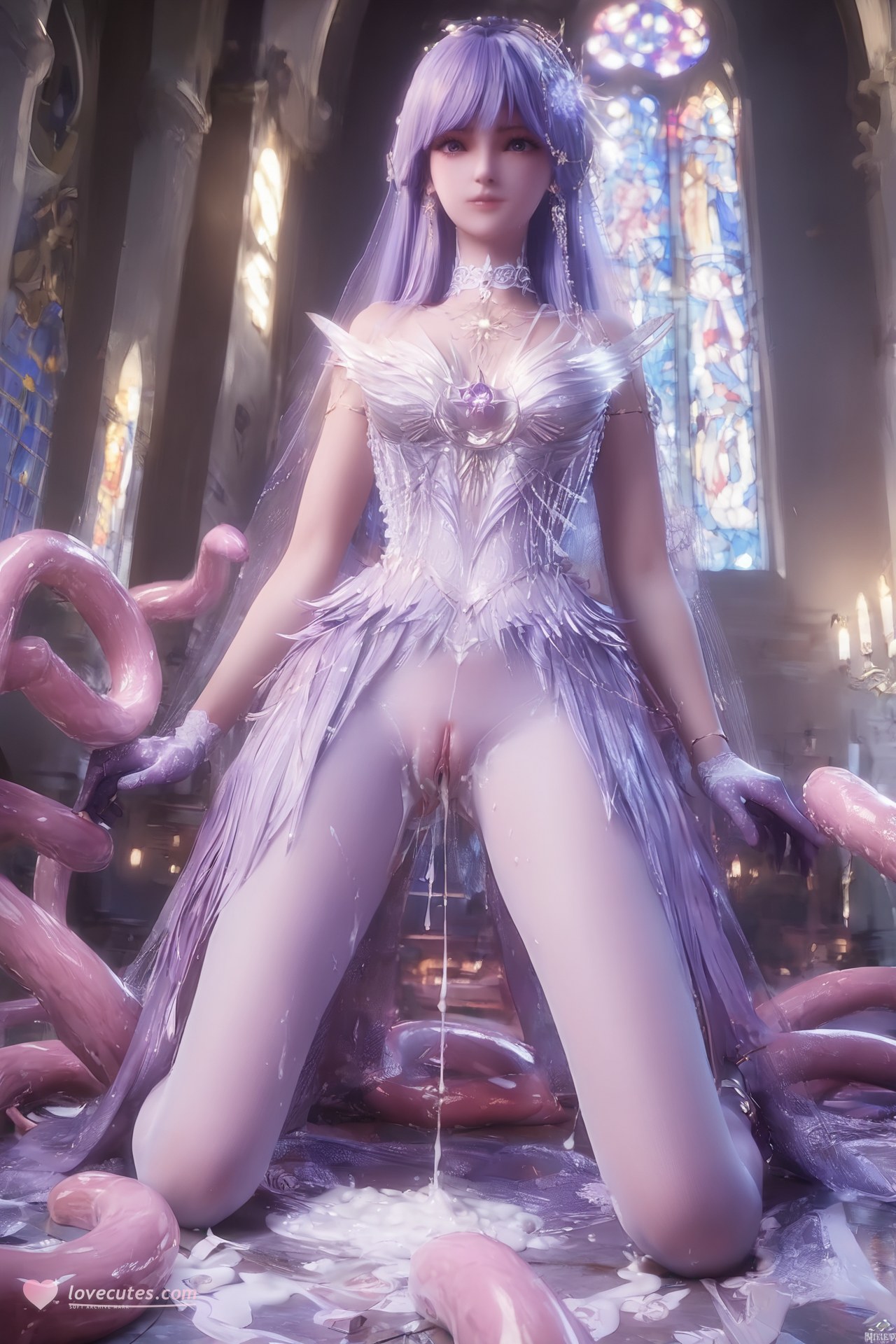 AI Porn - Throne of Seal Cai'er váy cưới tất trắng Part 1 250P