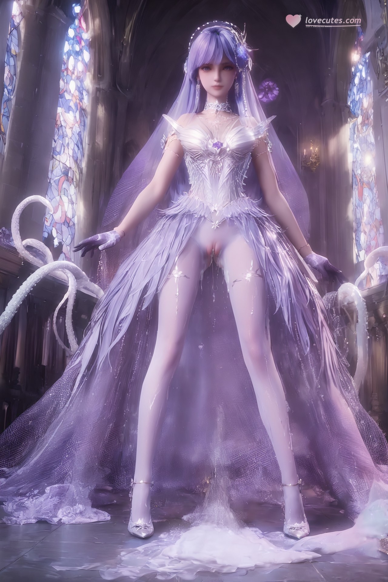 AI Porn - Throne of Seal Cai'er váy cưới tất trắng Part 1 250P