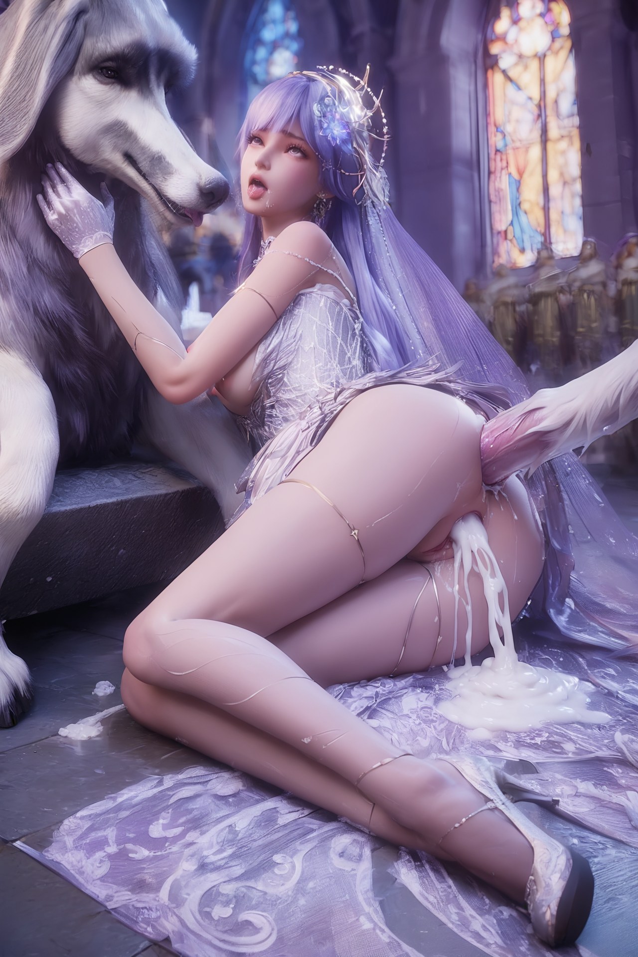AI Porn - Throne of Seal Cai'er váy cưới tất trắng Part 1 250P