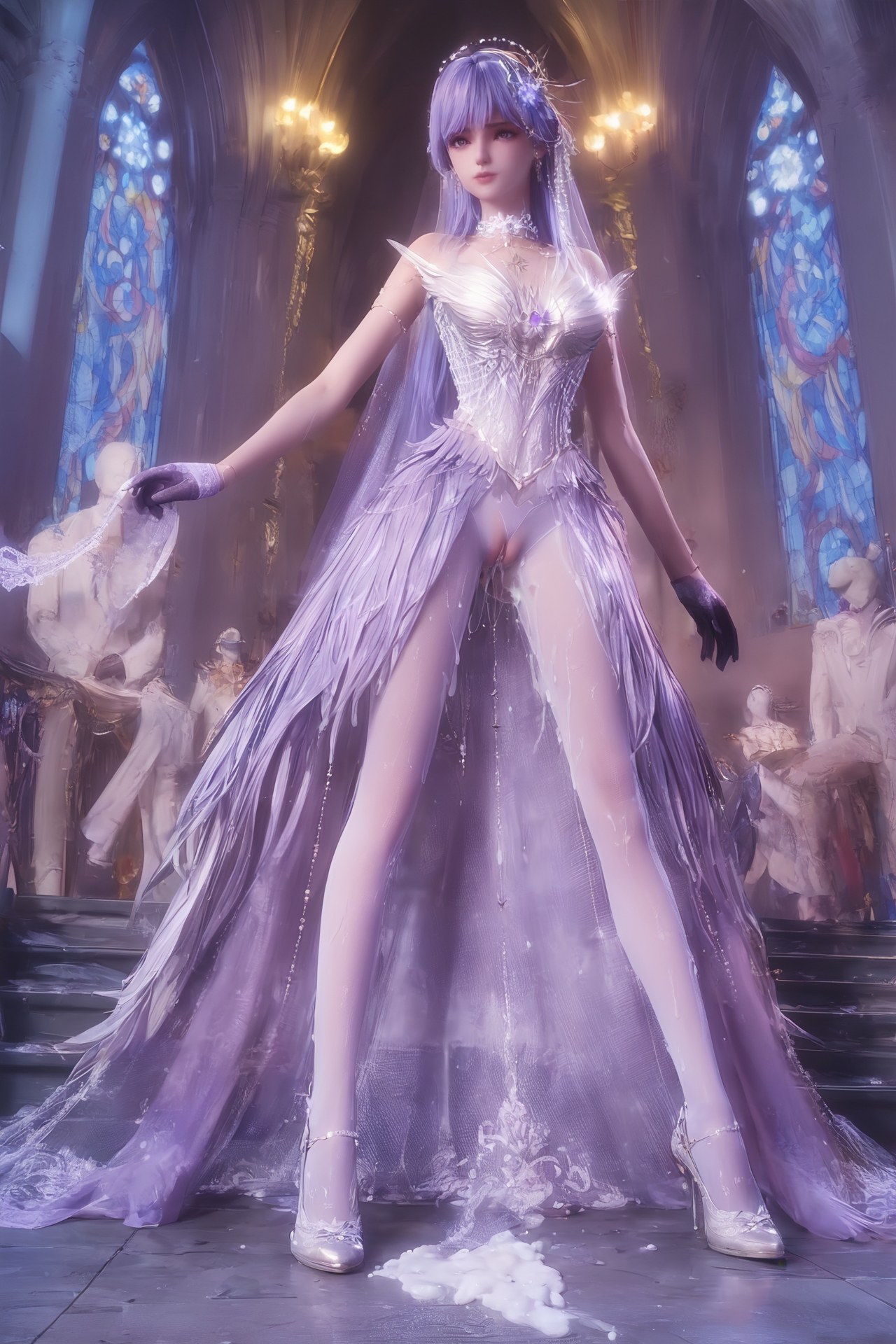 AI Porn - Throne of Seal Cai'er váy cưới tất trắng Part 2 250P