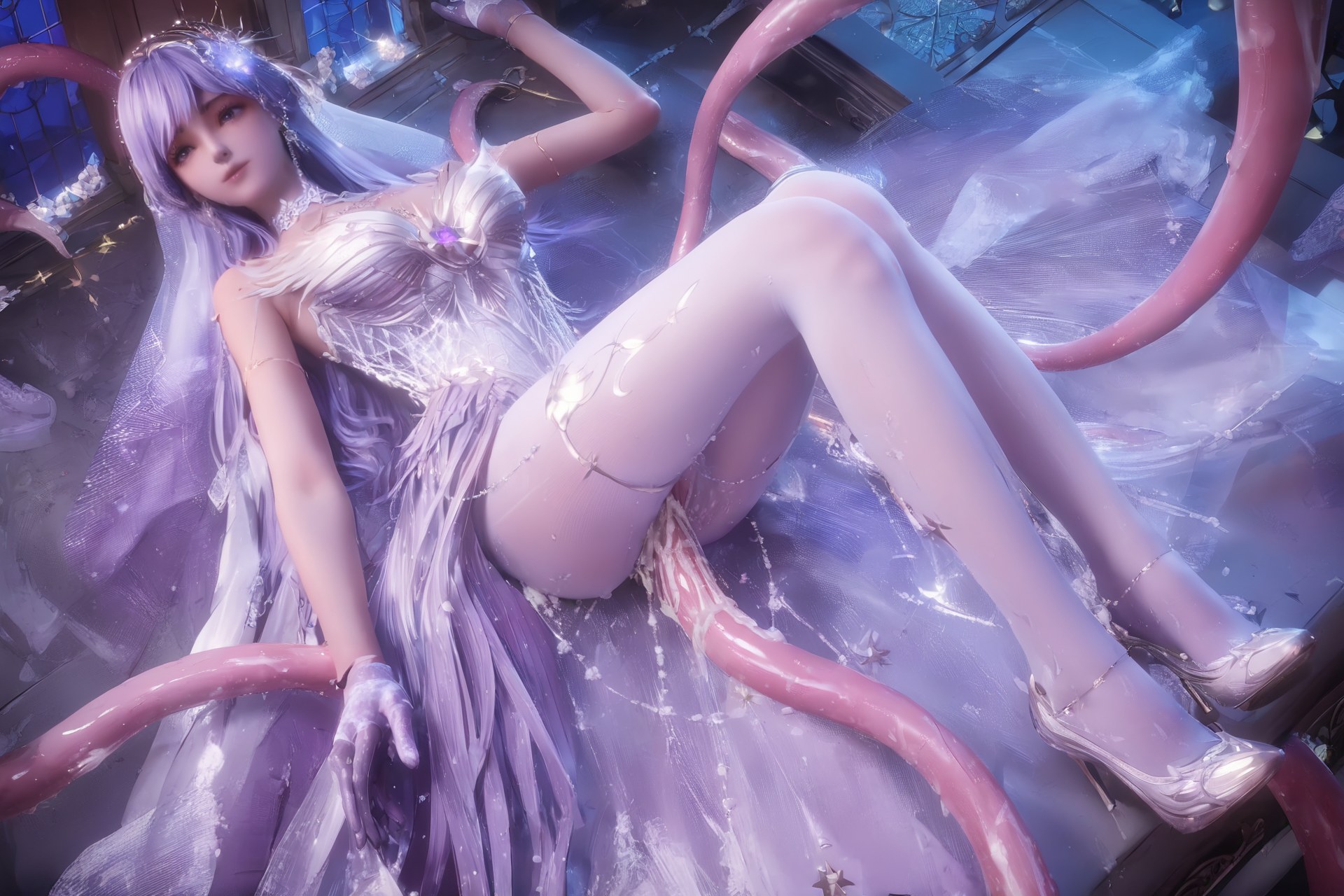 AI Porn - Throne of Seal Cai'er váy cưới tất trắng Part 2 250P
