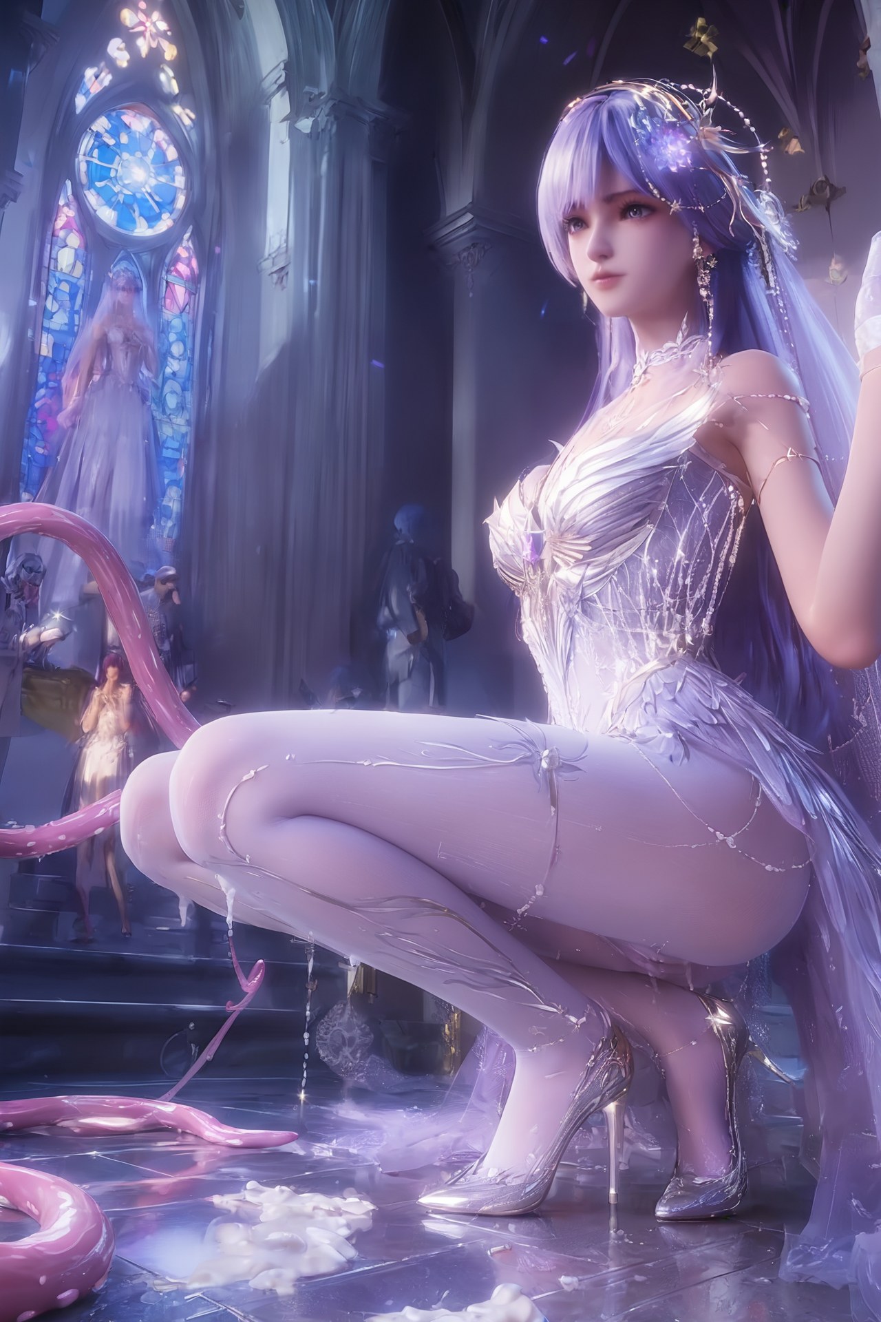 AI Porn - Throne of Seal Cai'er váy cưới tất trắng Part 2 250P