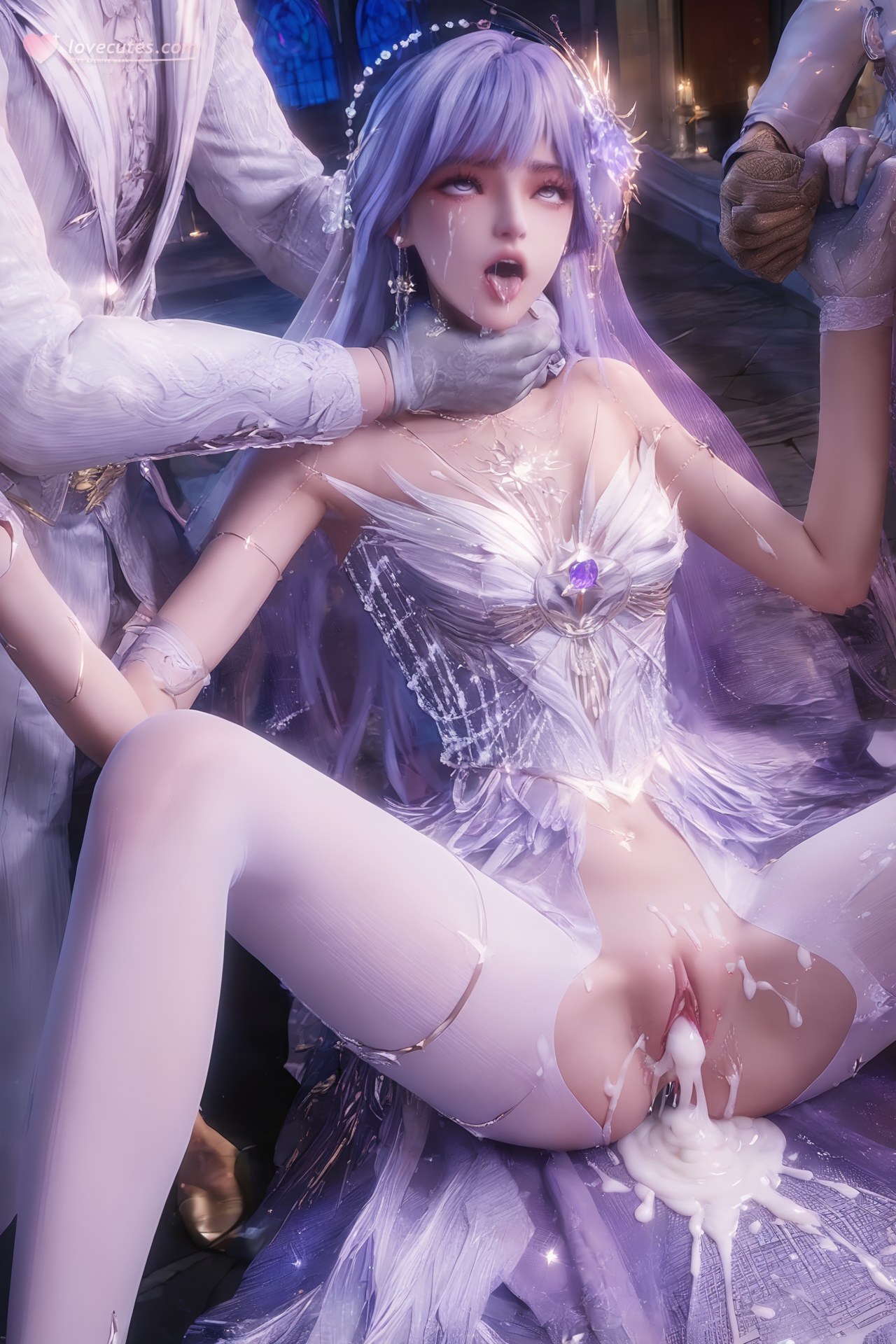 AI Porn - Throne of Seal Cai'er váy cưới tất trắng Part 2 250P