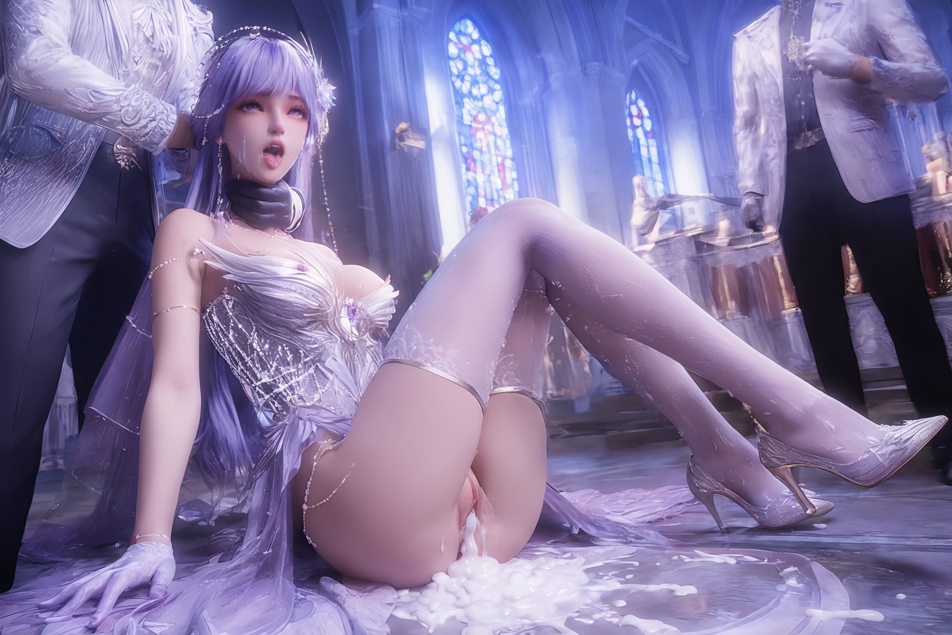AI Porn - Throne of Seal Cai'er váy cưới tất trắng Part 2 250P