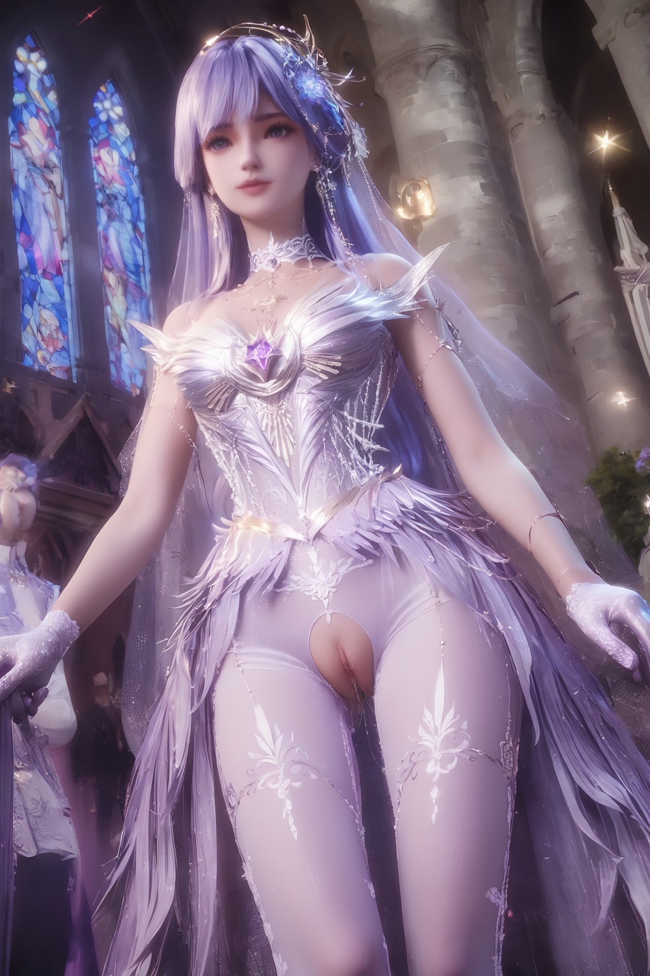 AI Porn - Throne of Seal Cai'er váy cưới tất trắng Part 2 250P