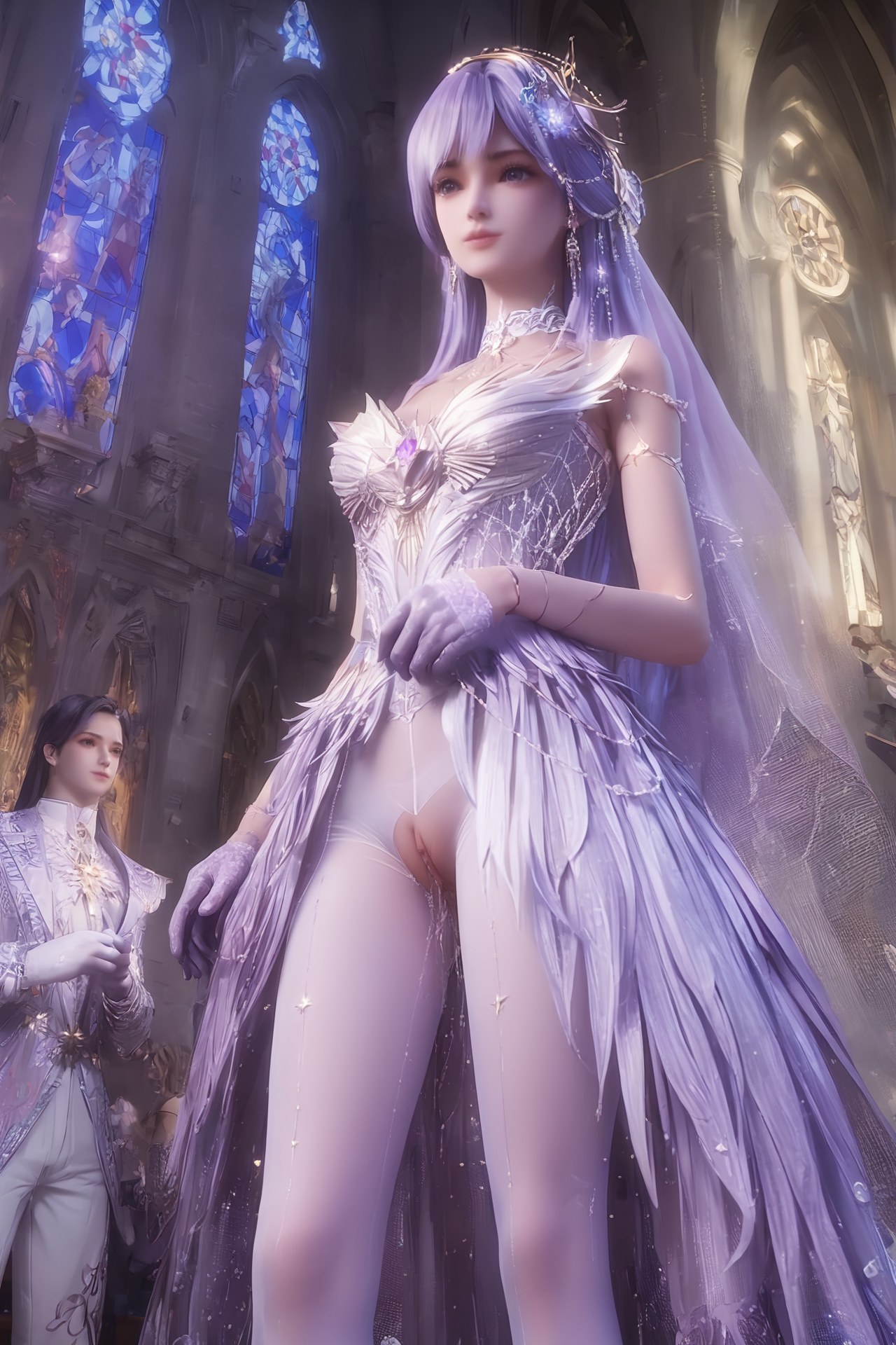 AI Porn - Throne of Seal Cai'er váy cưới tất trắng Part 2 250P