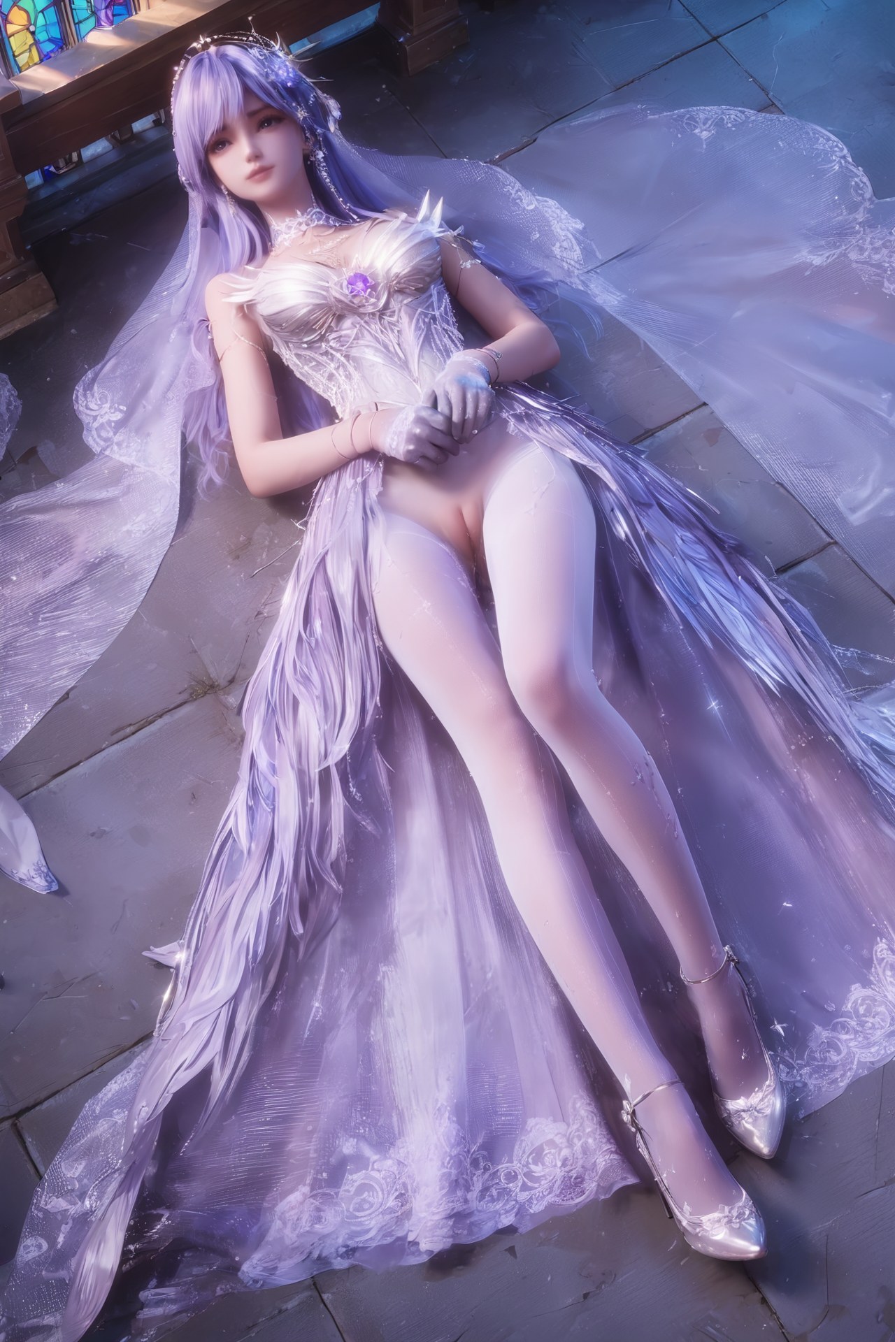 AI Porn - Throne of Seal Cai'er váy cưới tất trắng Part 2 250P
