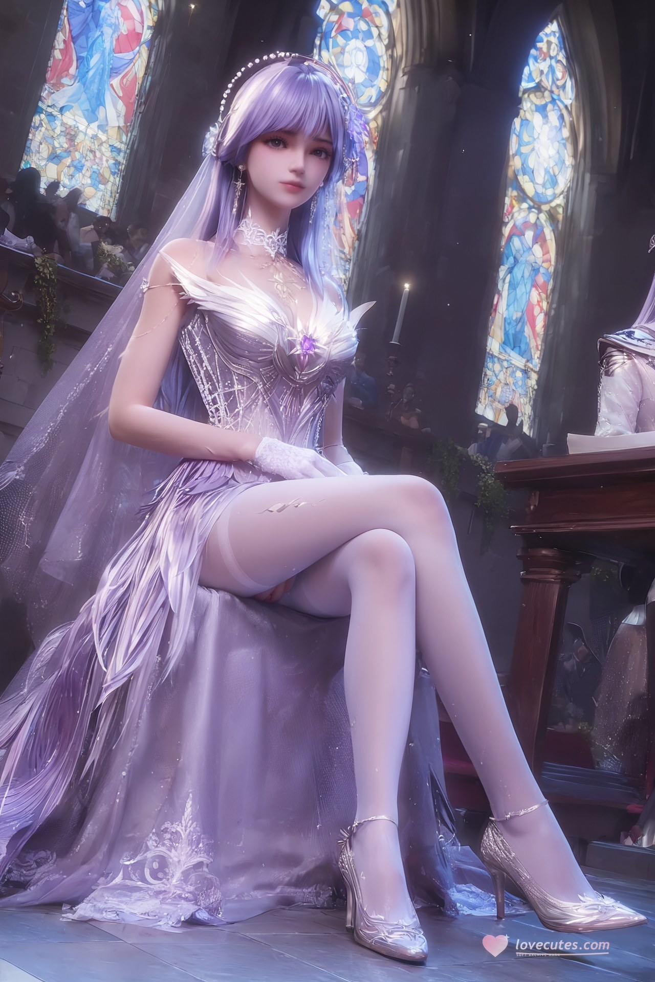 AI Porn - Throne of Seal Cai'er váy cưới tất trắng Part 2 250P