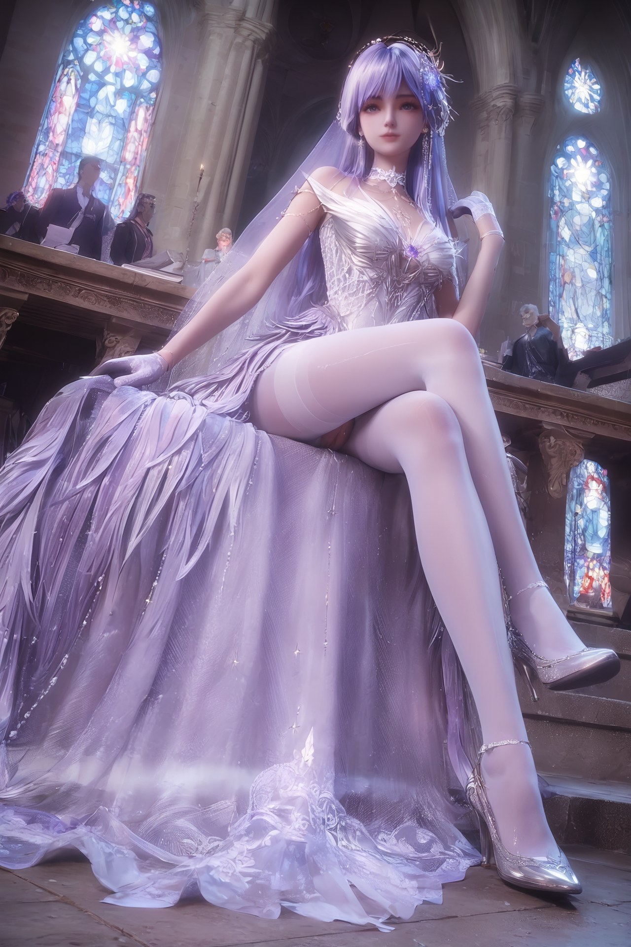 AI Porn - Throne of Seal Cai'er váy cưới tất trắng Part 2 250P