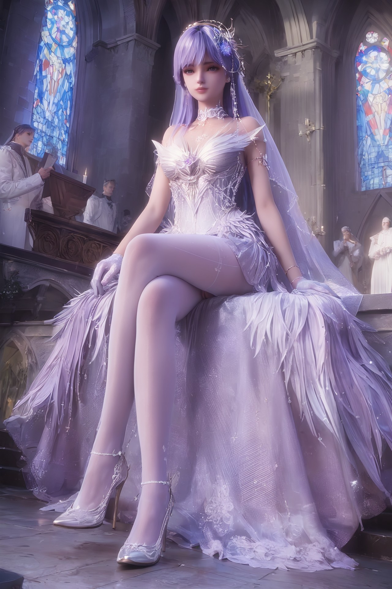 AI Porn - Throne of Seal Cai'er váy cưới tất trắng Part 2 250P
