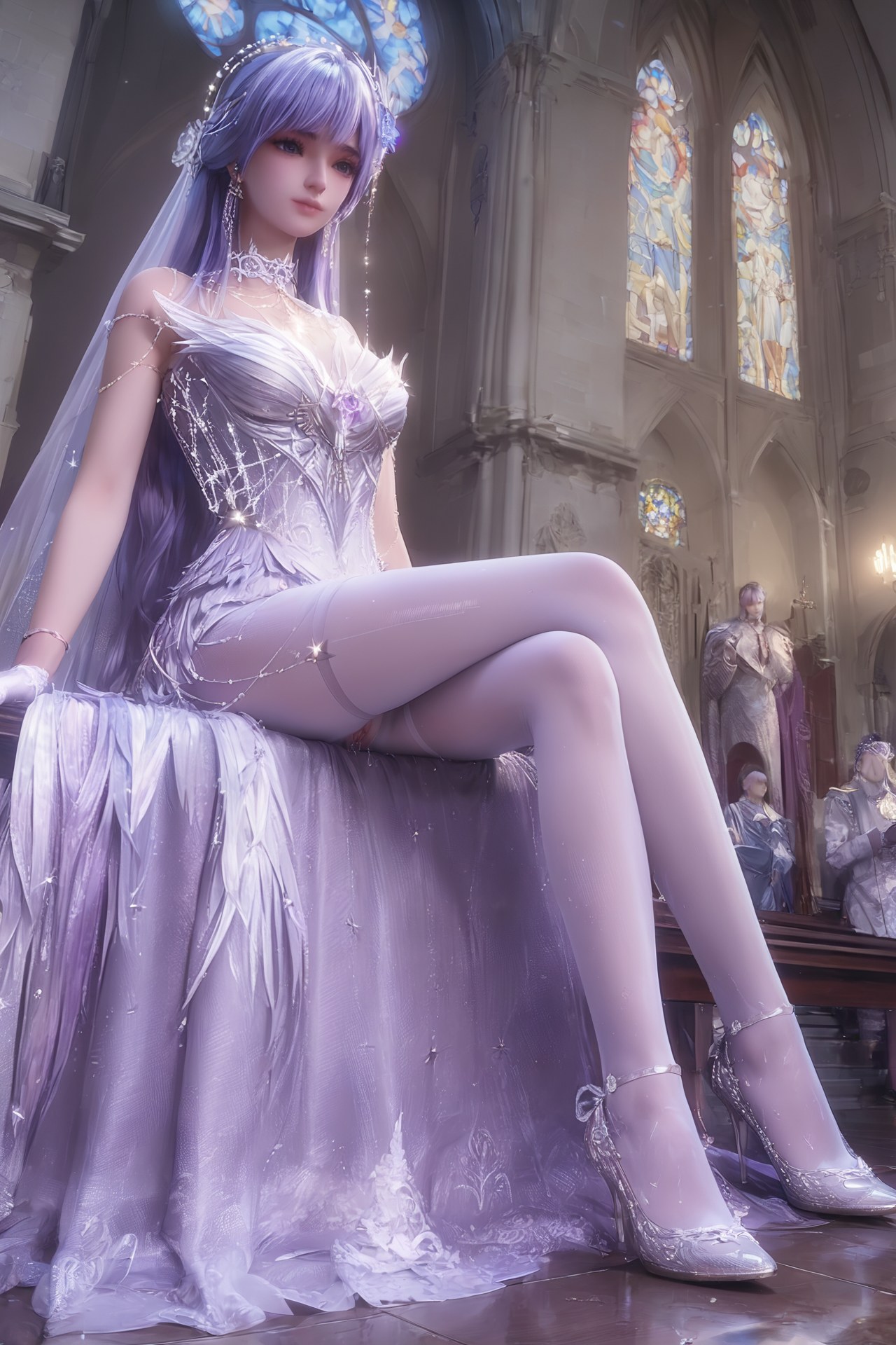 AI Porn - Throne of Seal Cai'er váy cưới tất trắng Part 2 250P