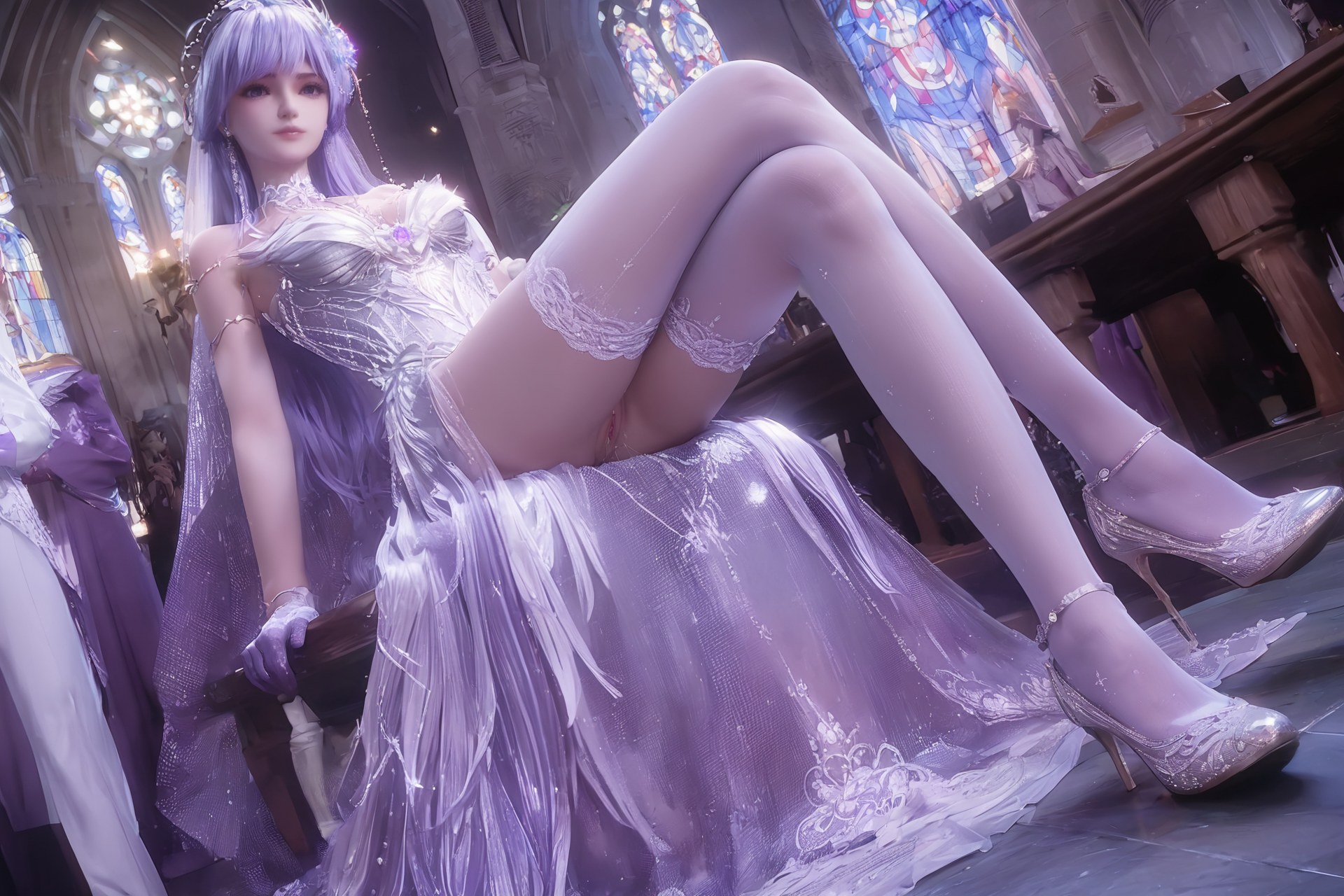 AI Porn - Throne of Seal Cai'er váy cưới tất trắng Part 2 250P