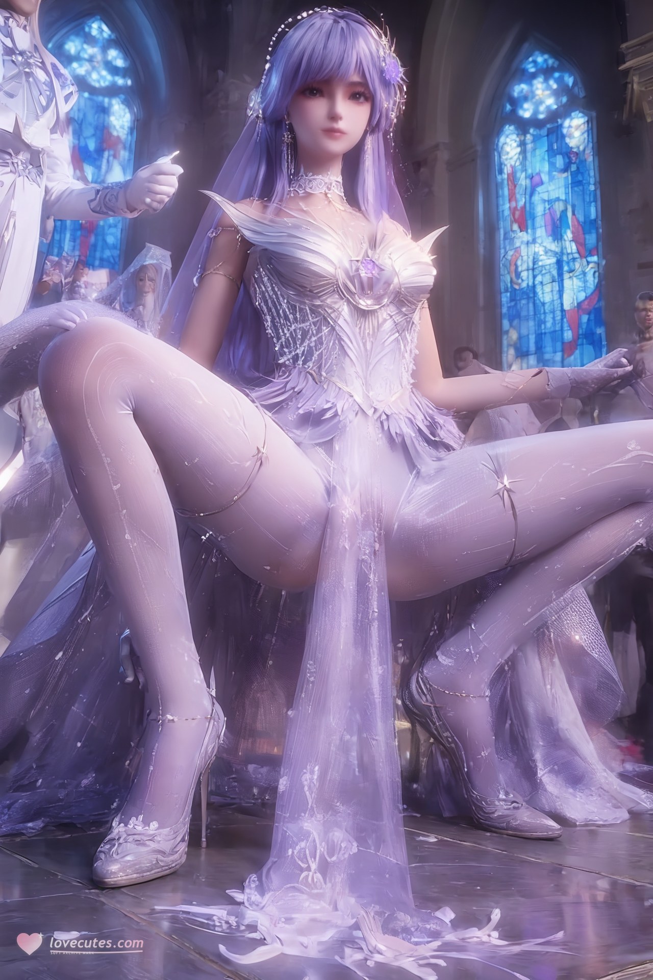 AI Porn - 신인왕좌 성채아 웨딩 화이트 스타킹 AI 성인 이미지 갤러리 Part 3 250P