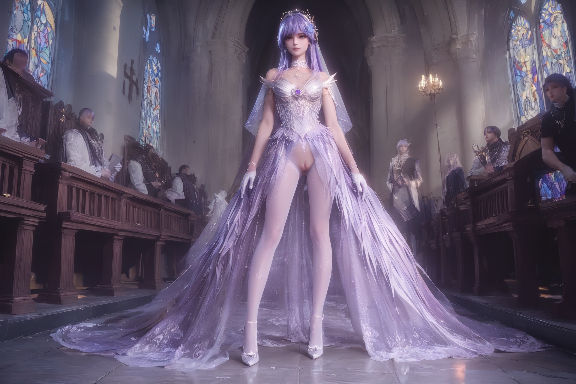 AI Porn - 神印王座 聖采兒：世紀婚禮白絲露穴 AI 成人圖集 Part 3 250P