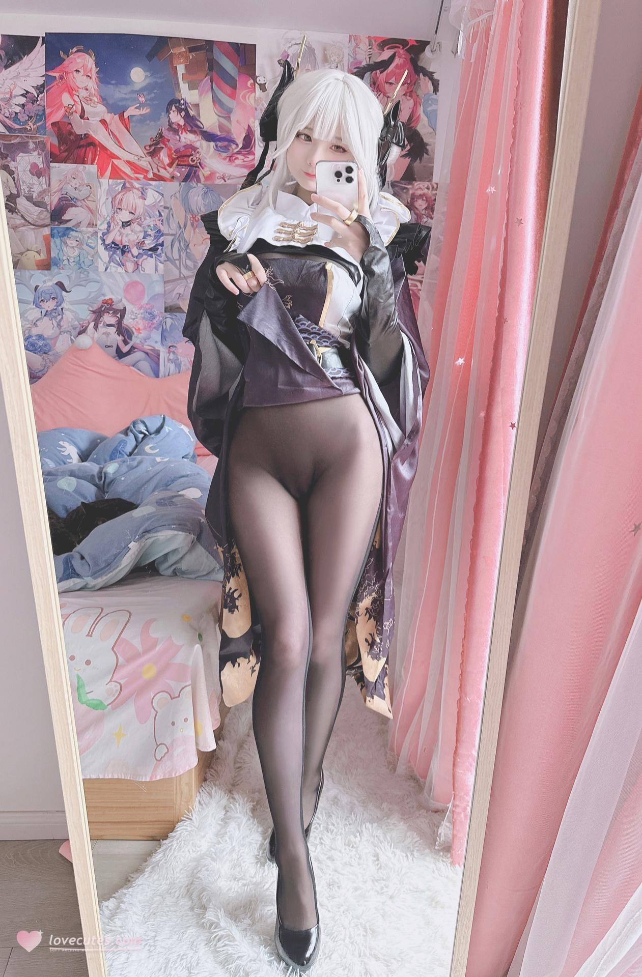 [cosplay] 習呆呆 - 布兰：旗袍黑絲大尺度角色還原 22P2G