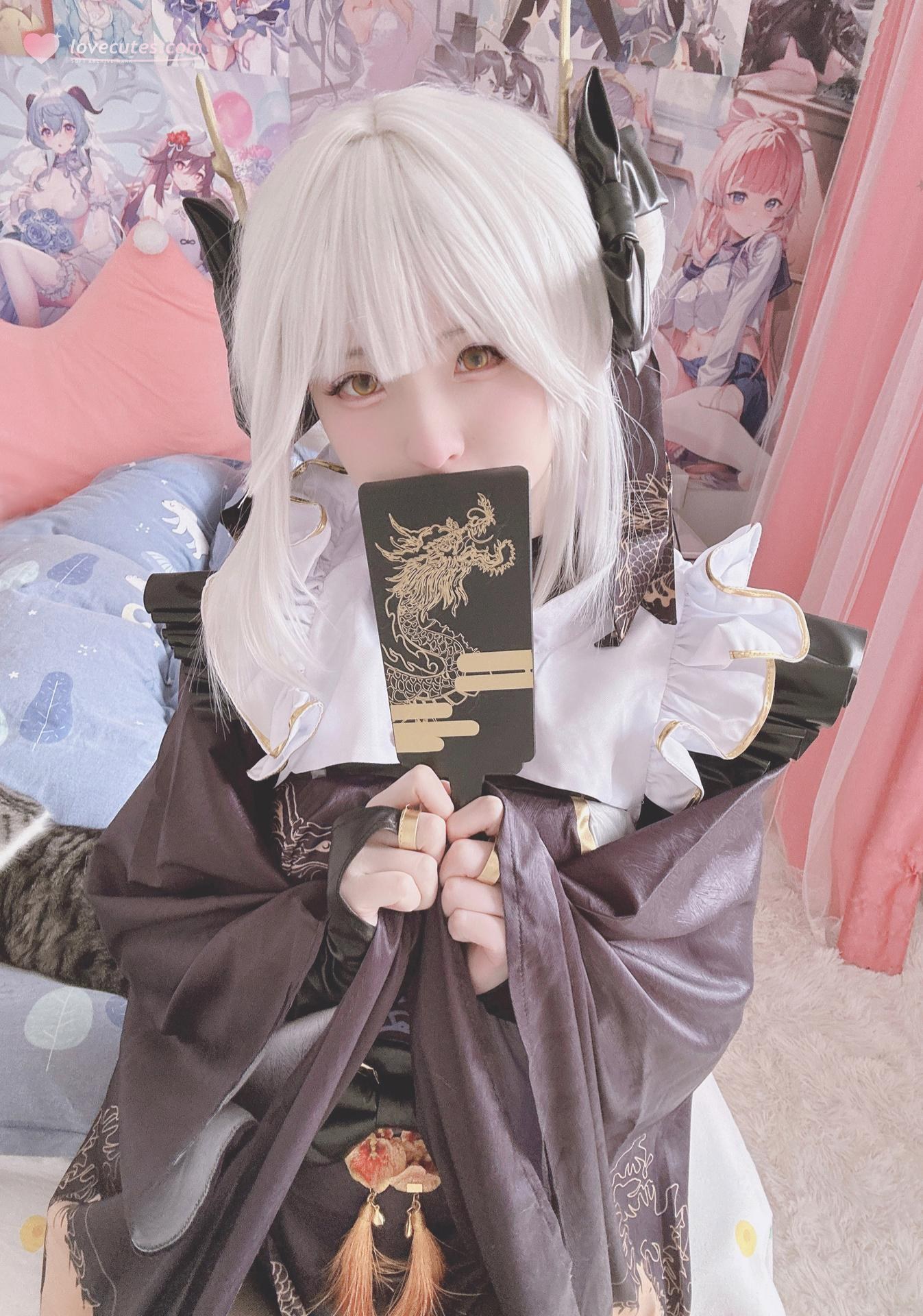 [cosplay] 習呆呆 - 布兰：旗袍黑絲大尺度角色還原 22P2G