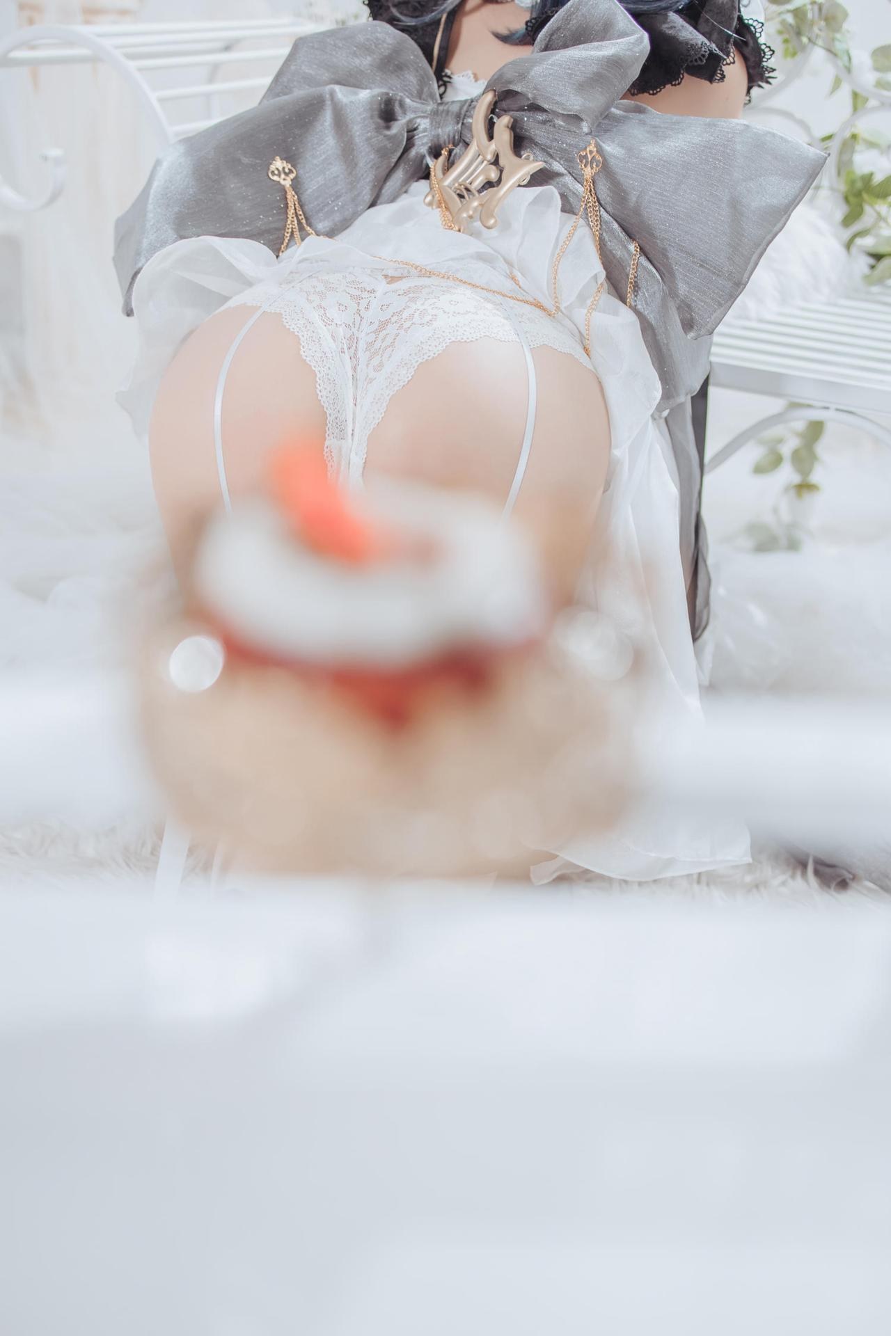 [Cosplay] Hanyu Sanwei - Azur Lane Cheshire maid 35P