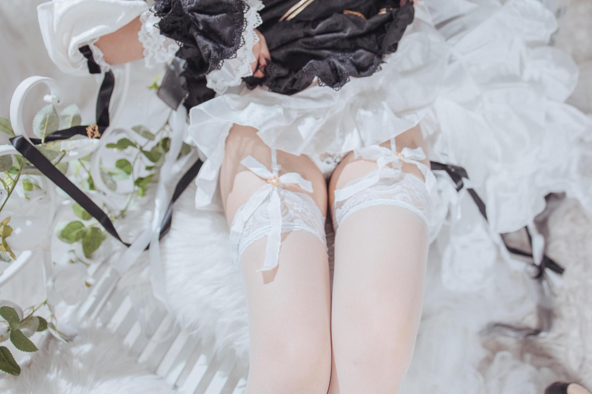 [Cosplay] Hanyu Sanwei - Azur Lane Cheshire maid 35P
