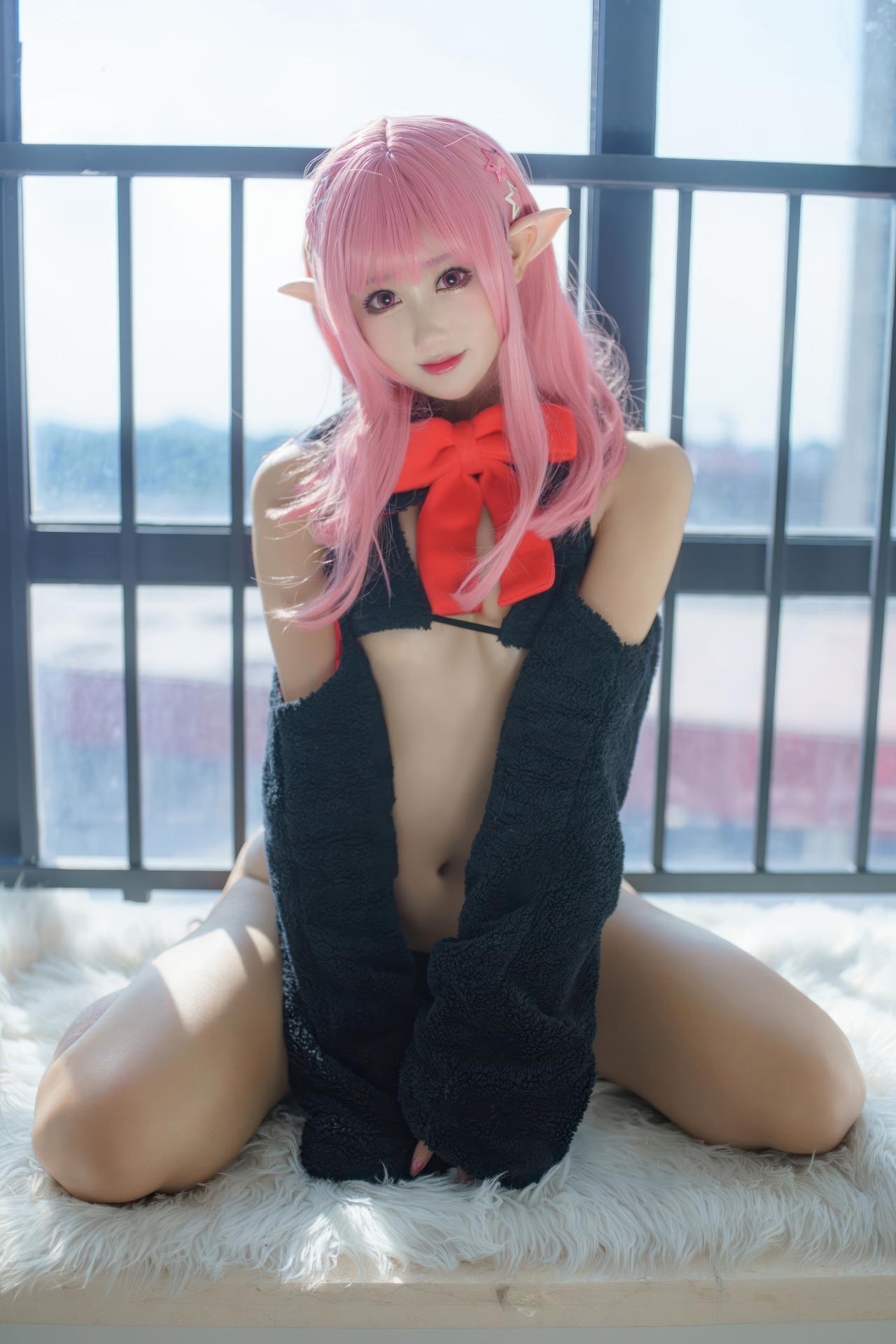 [Cosplay] Hanyu Sanwei - pink-haired gift cat 26P