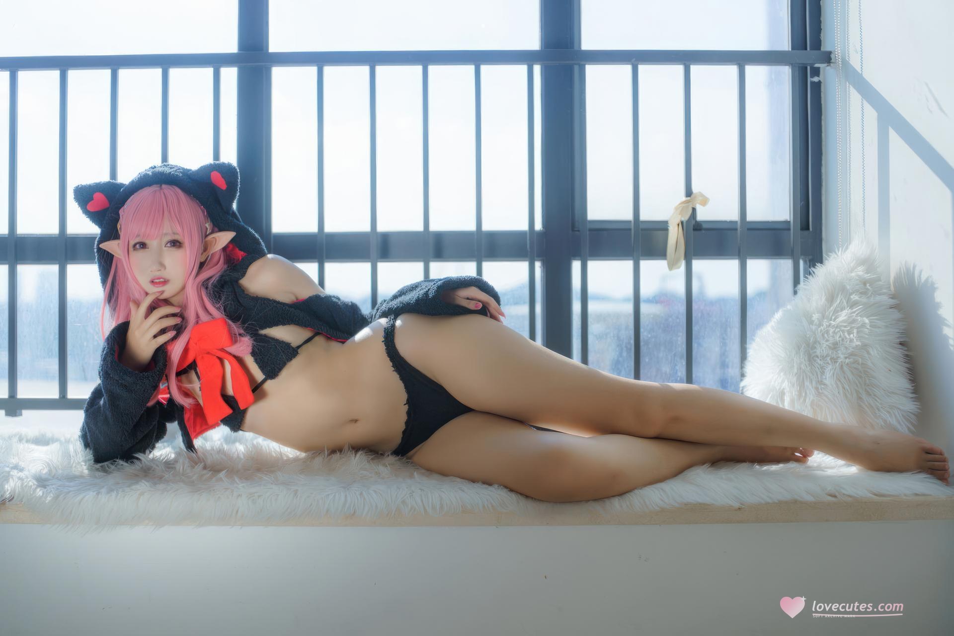 [Cosplay] Hanyu Sanwei - pink-haired gift cat 26P