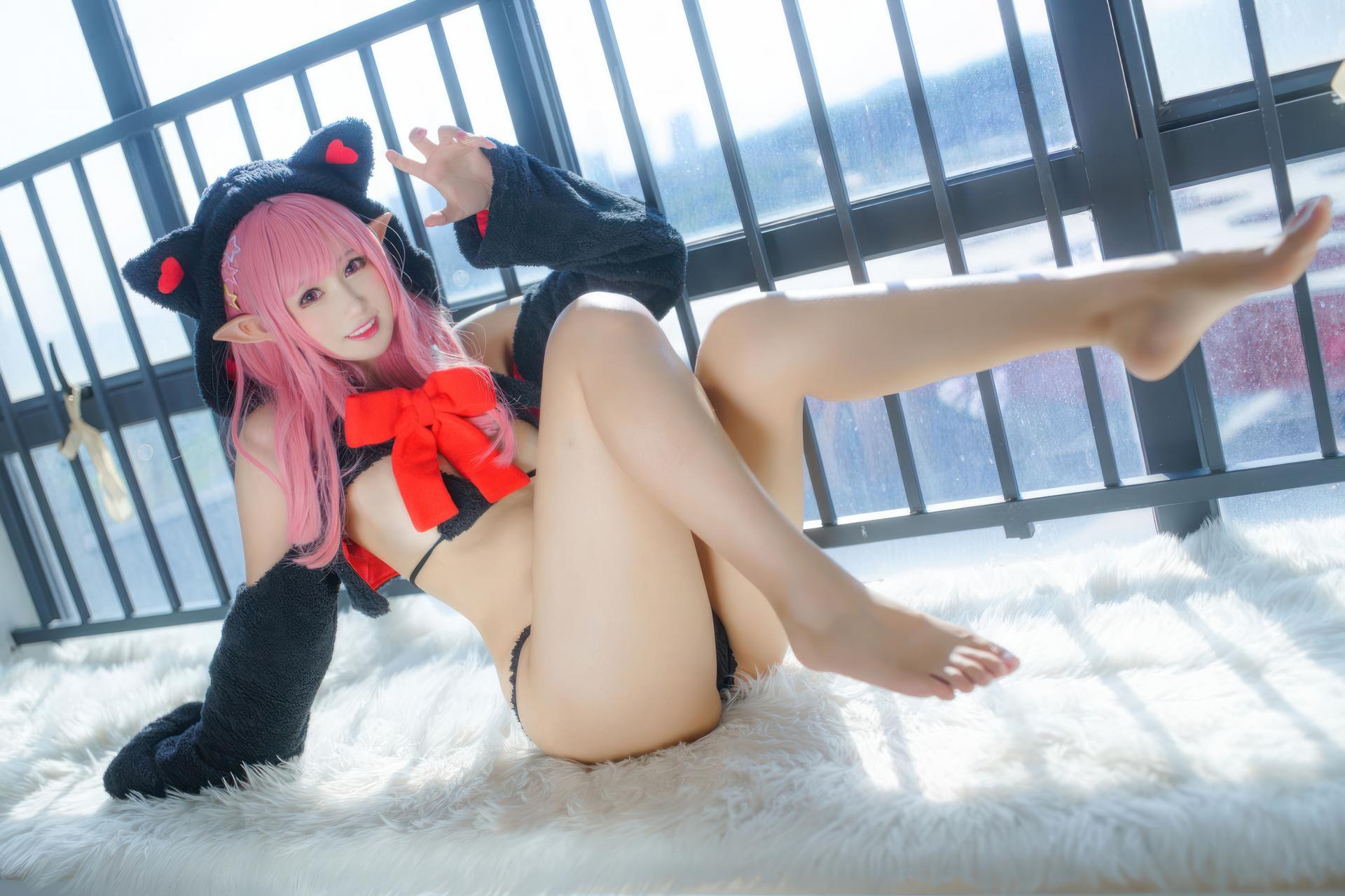 [Cosplay] Hanyu Sanwei - pink-haired gift cat 26P