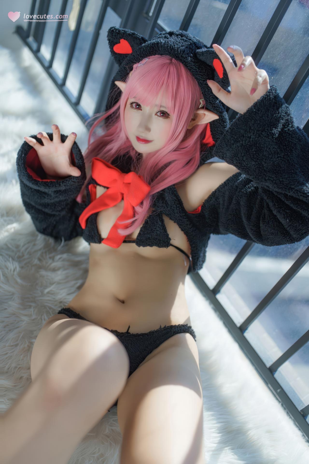[Cosplay] Hanyu Sanwei - pink-haired gift cat 26P