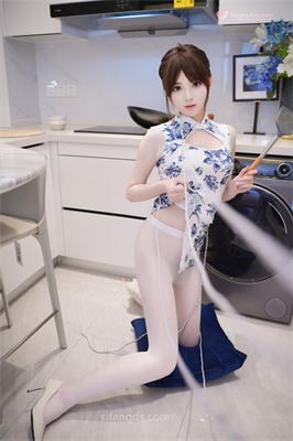 [Model] Meng Ling Er - 시우런 치파오 흰 스타킹 화보 114P5G1V
