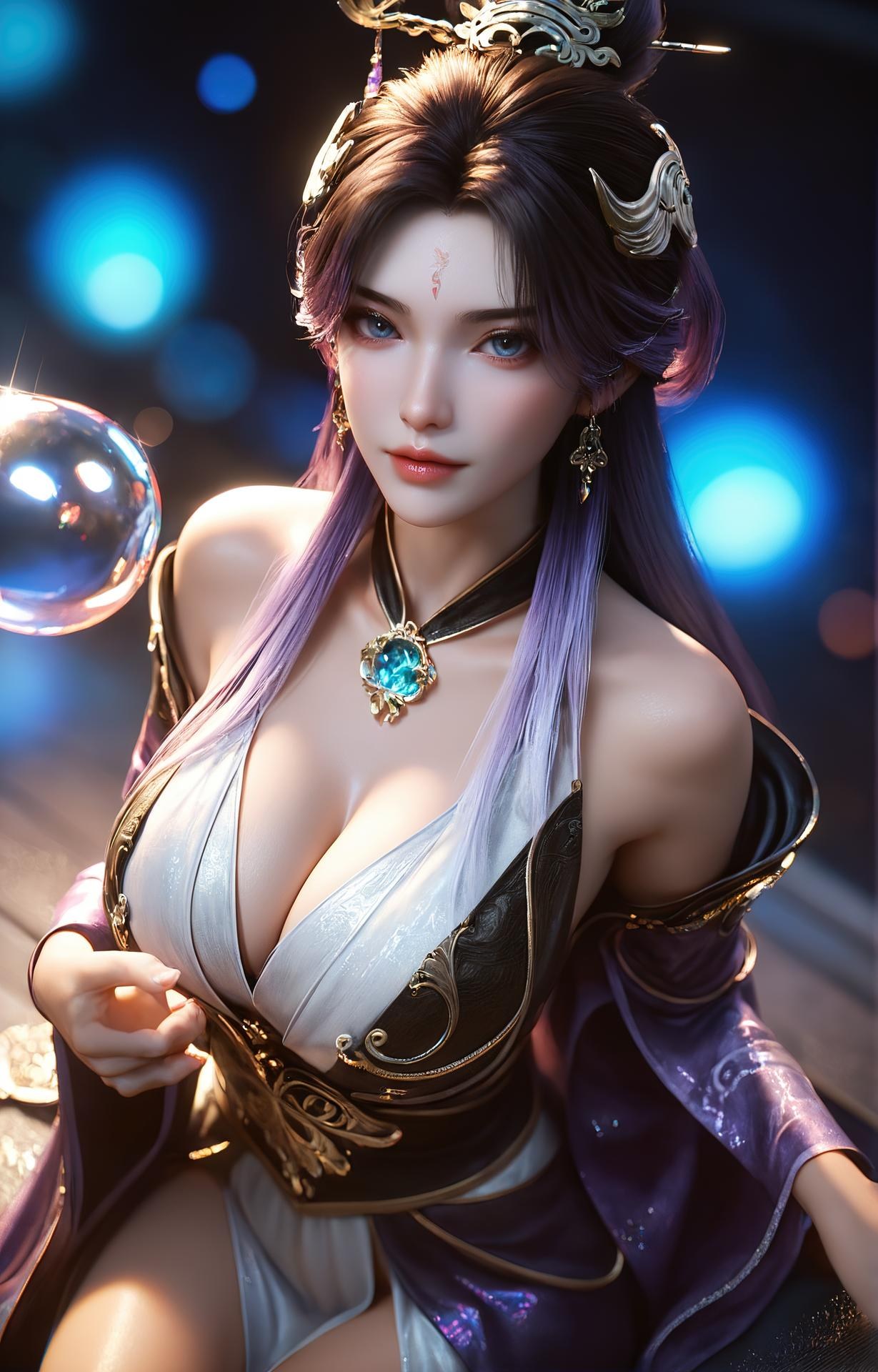 AI Porn - 光阴之外 丁雪：黑紫古风束缚交合圖集 308P