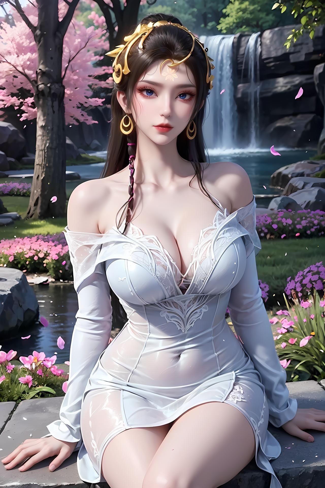 AI Porn - 仙遗三祖：樱花庭院白纱交合视频图集 89P1V