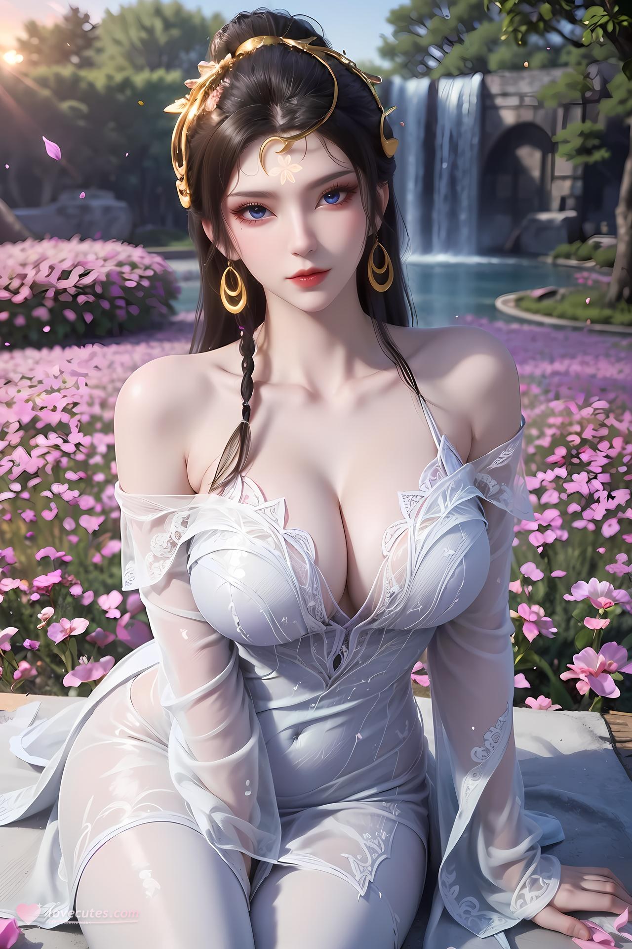 AI Porn - 仙遗三祖：樱花庭院白纱交合视频图集 89P1V